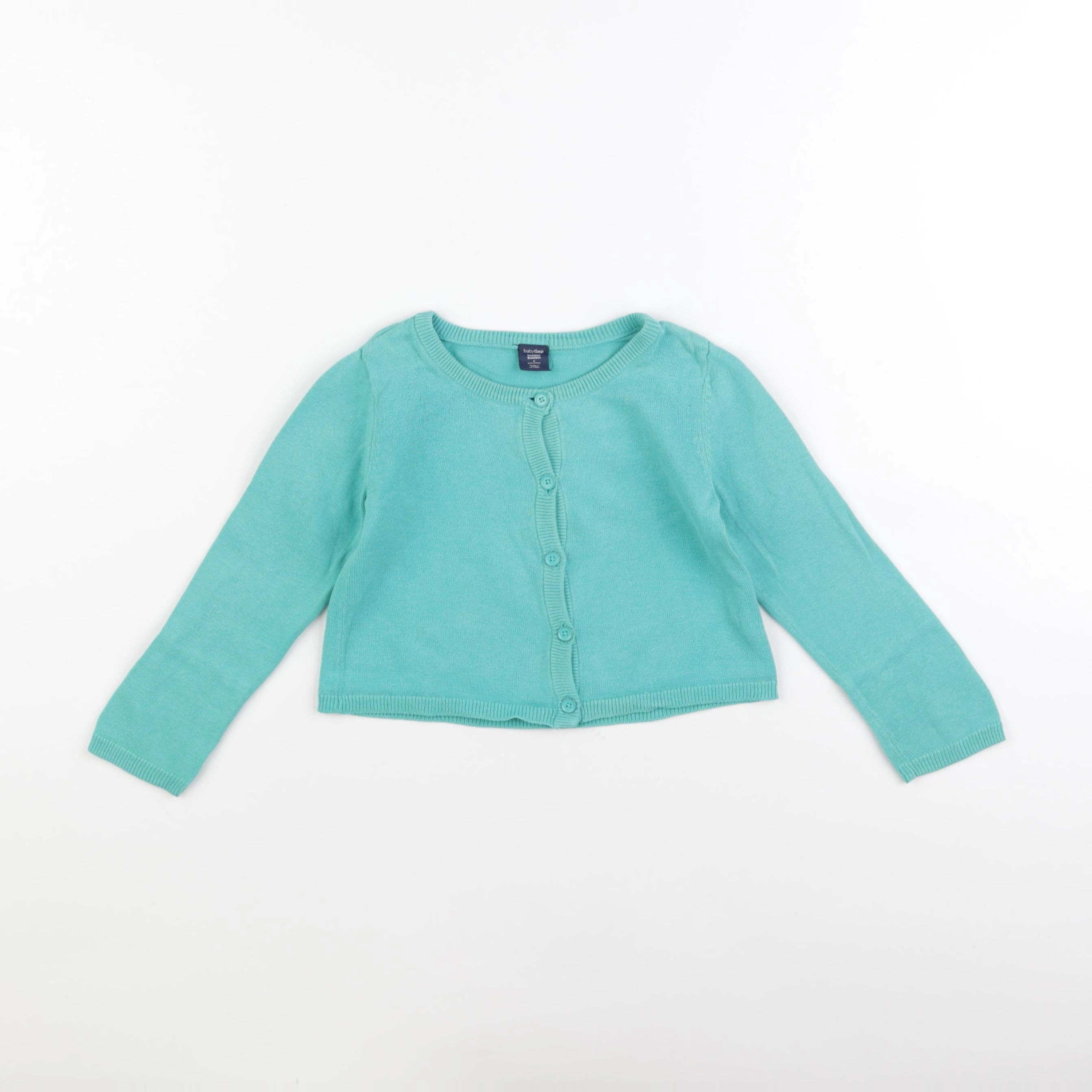 GAP - gilet vert - 2 ans