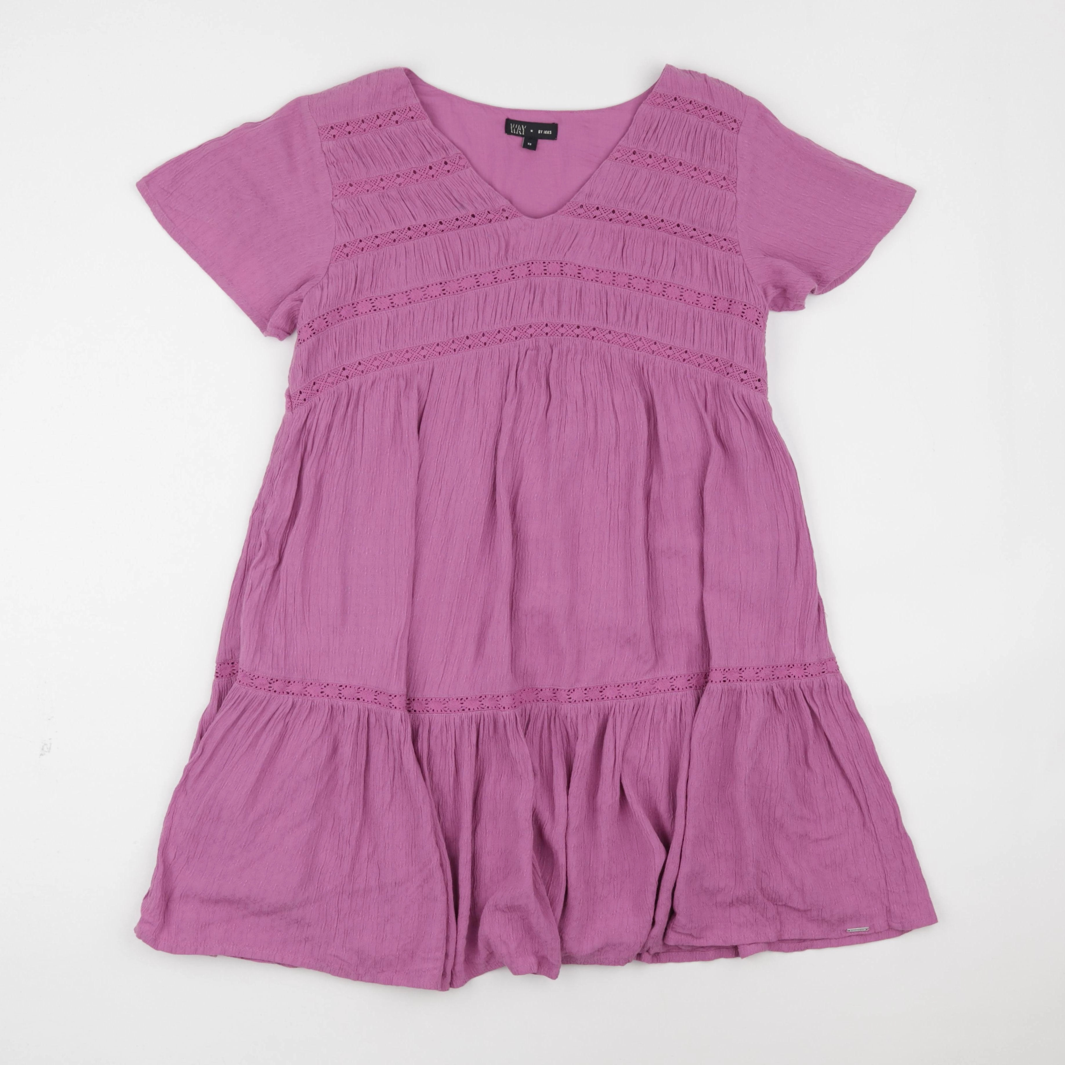 IKKS - robe rose - 12 ans