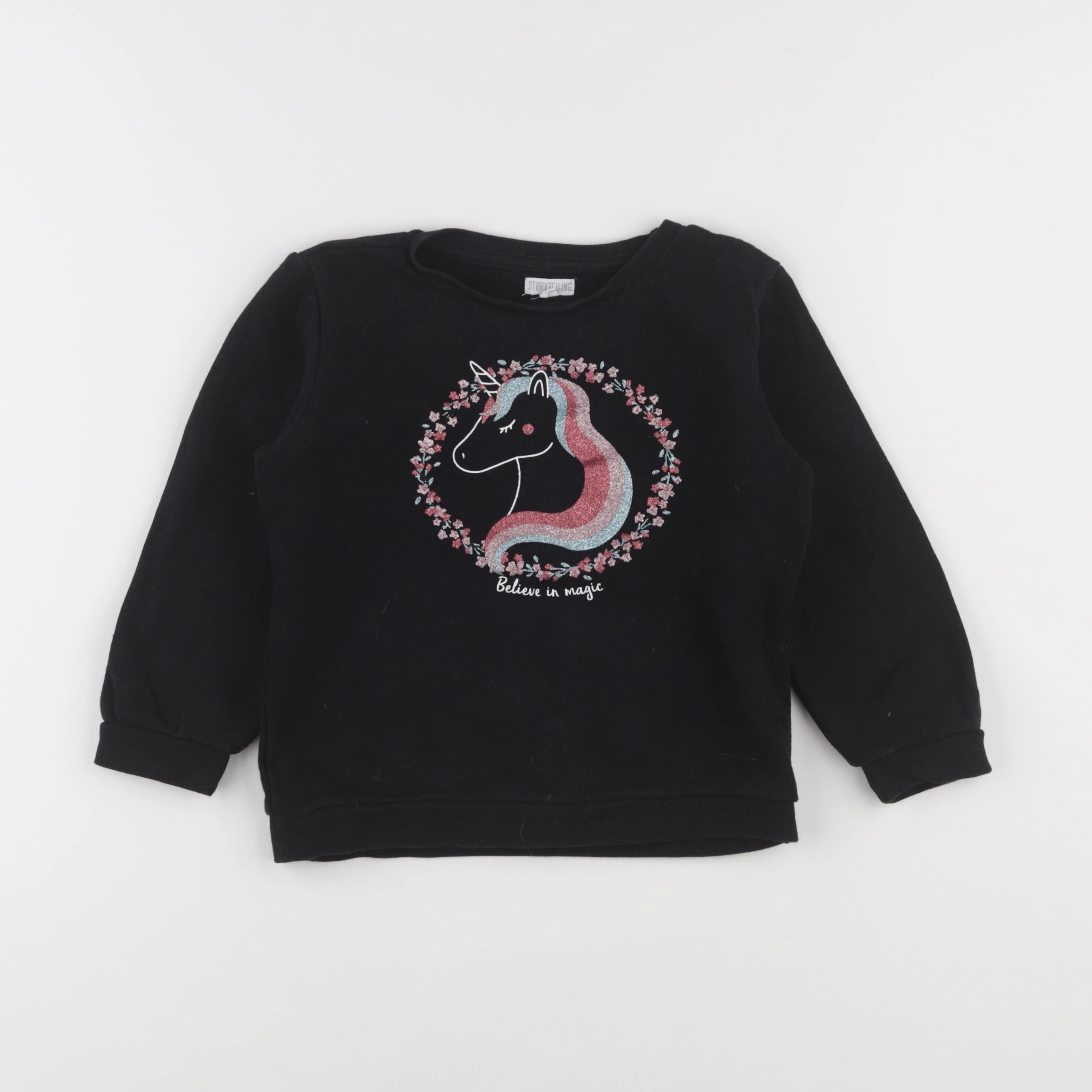 Storytelling - sweat noir - 6 ans