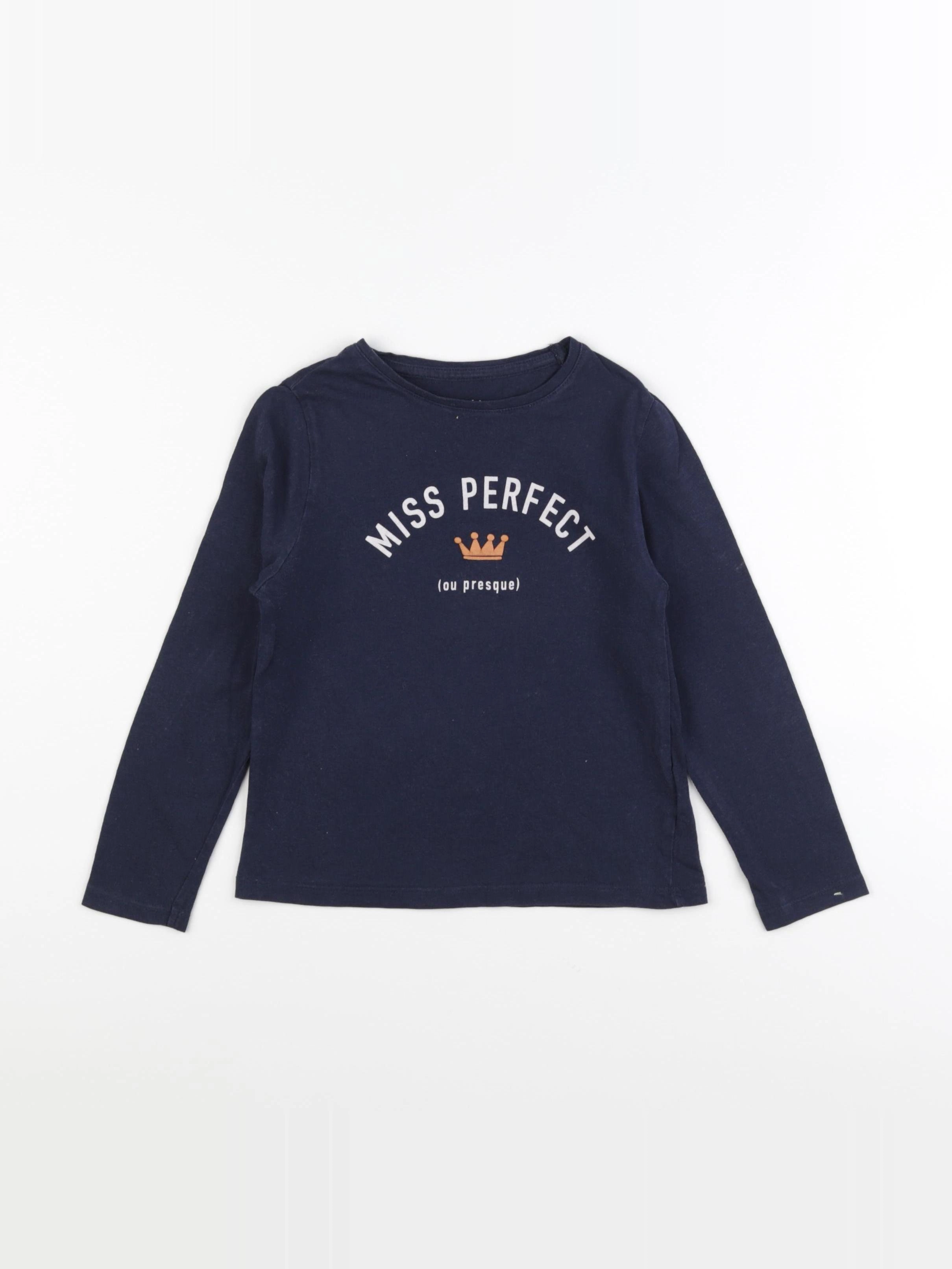 Vertbaudet - tee-shirt bleu - 6 ans