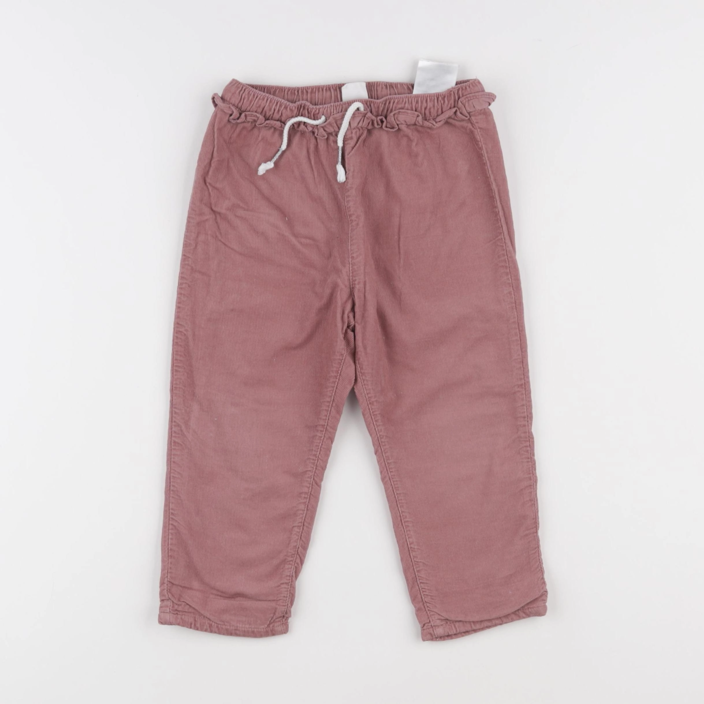 H&M - pantalon doublé rose - 18 mois