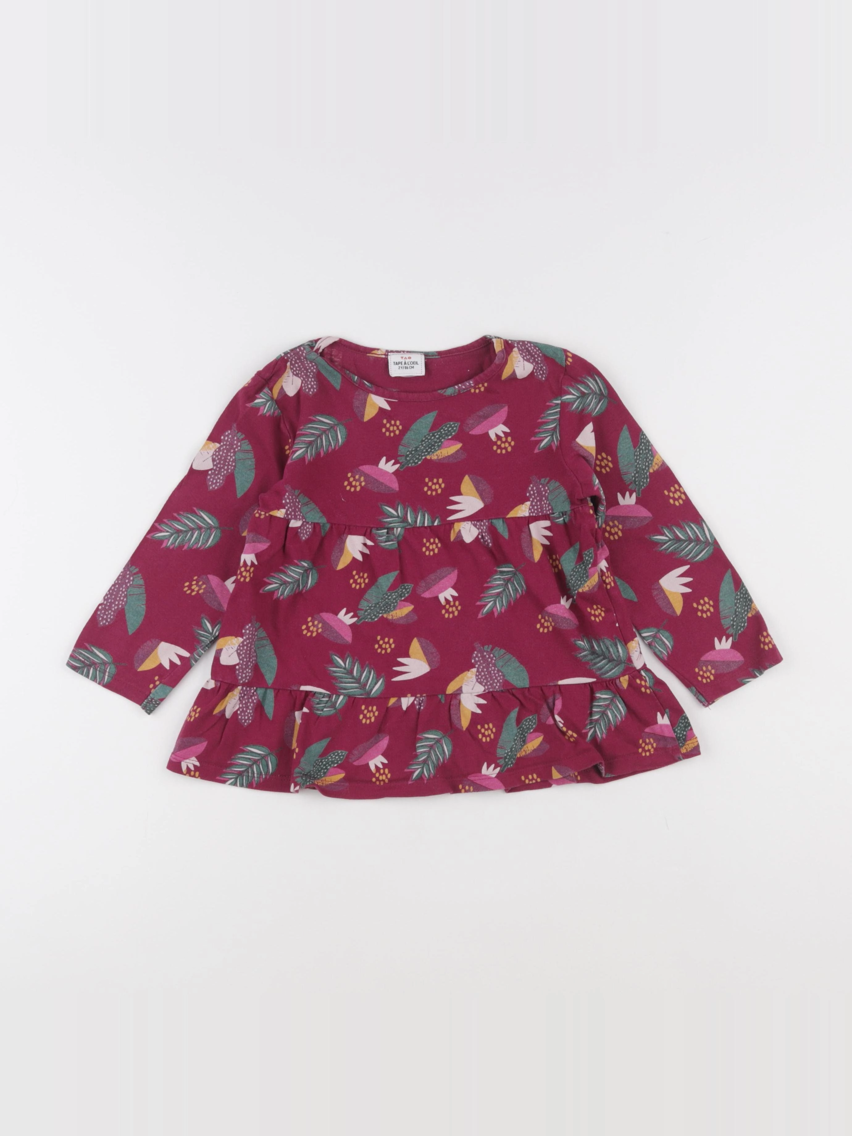 Tape à l'oeil - tee-shirt violet - 2 ans