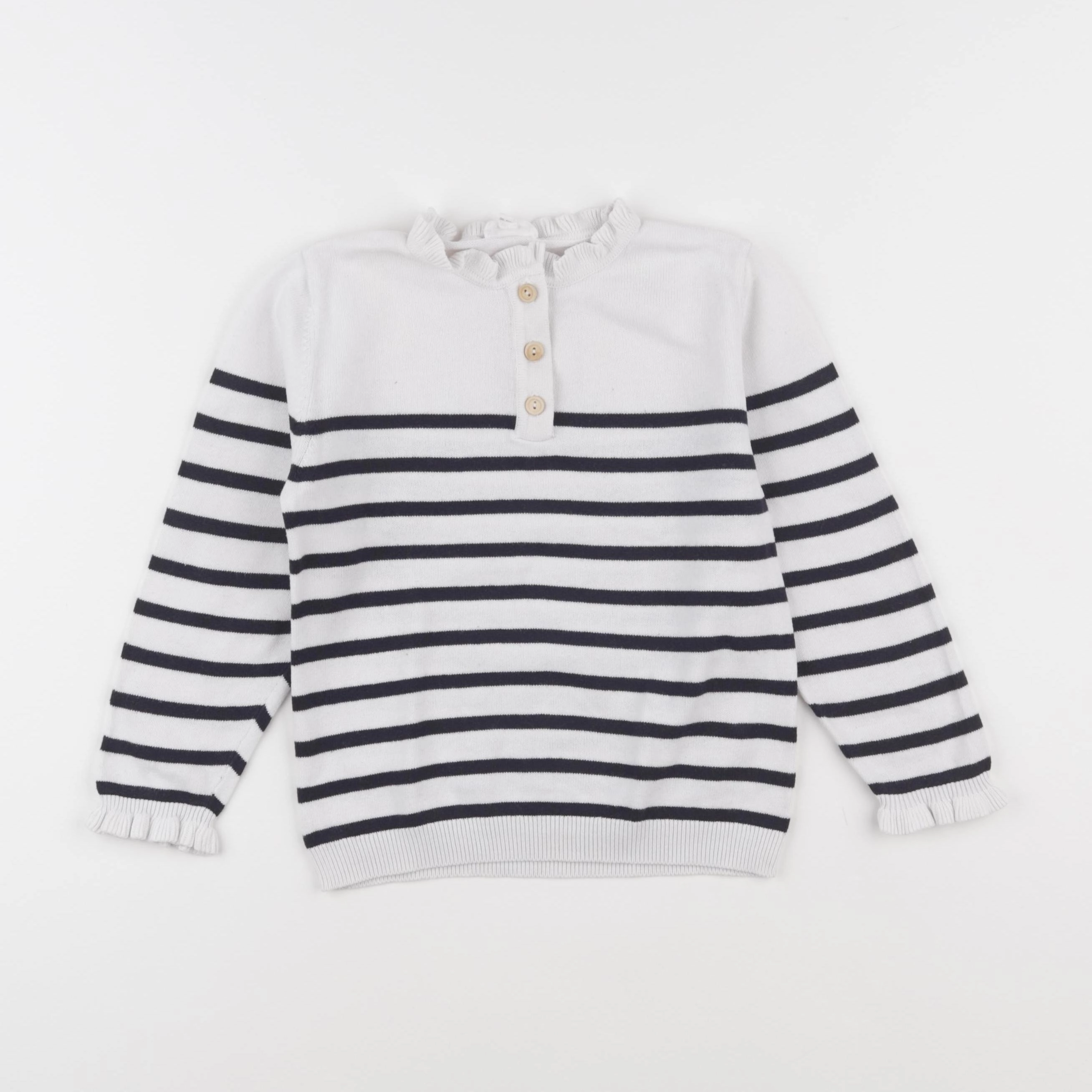 Eden & Victor - pull blanc - 5 ans
