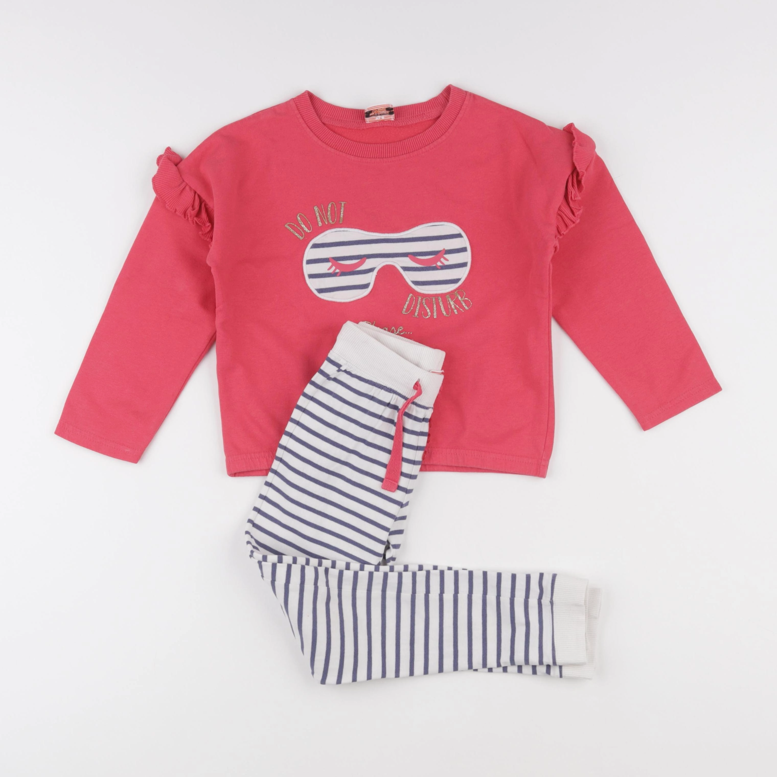 Tape à l'oeil - pyjama coton rose - 5 ans