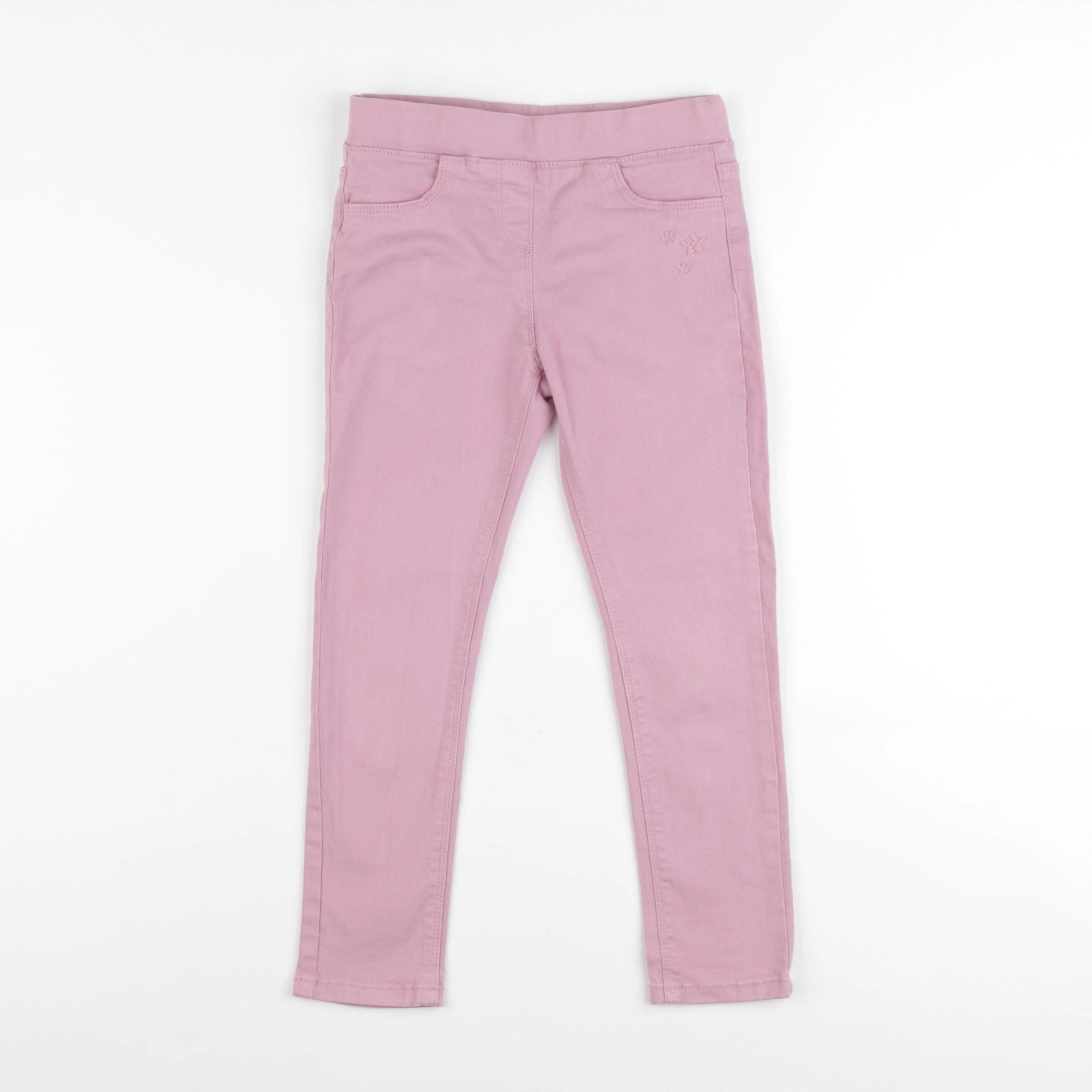 Vertbaudet - pantalon rose - 7 ans