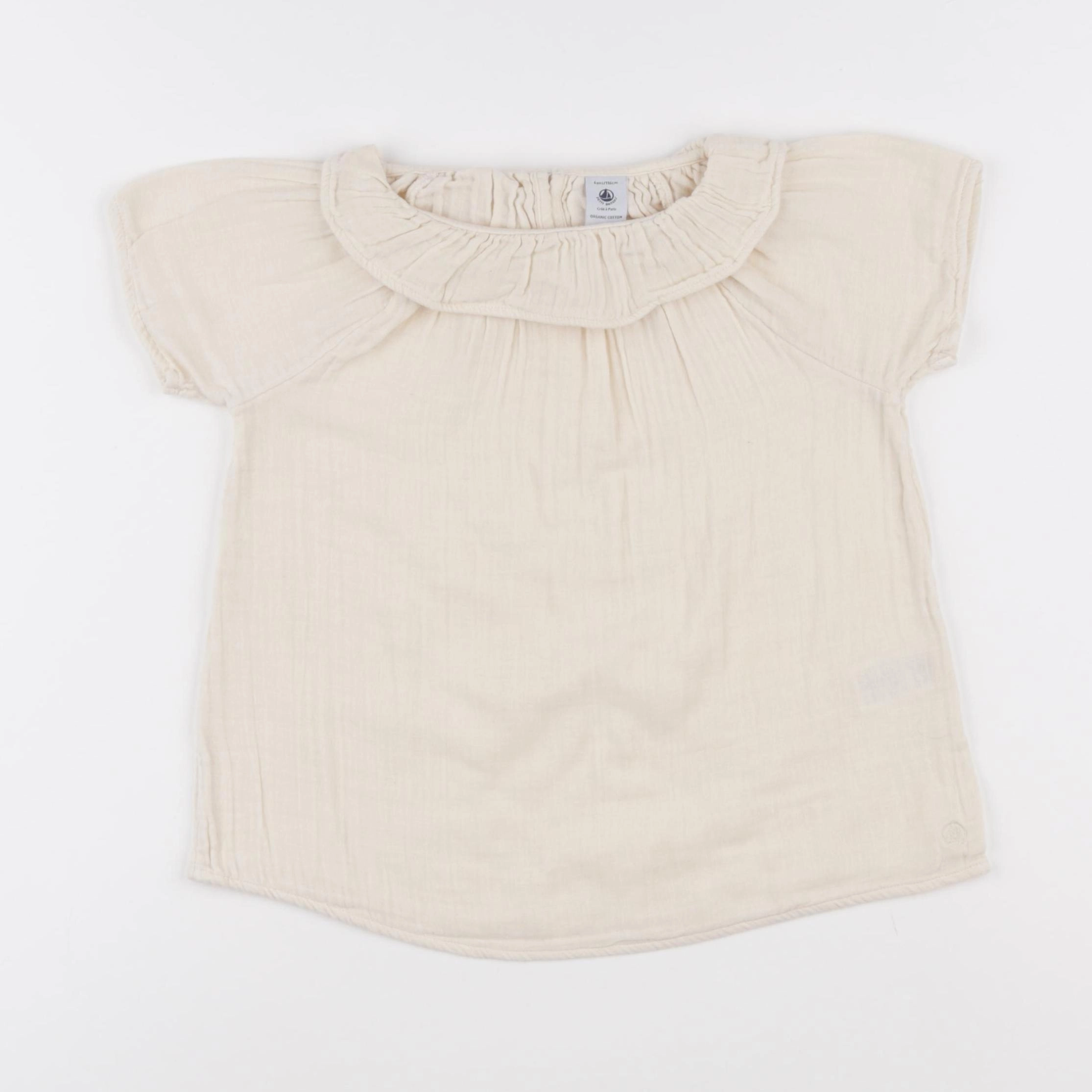 Petit Bateau - blouse beige - 6 ans