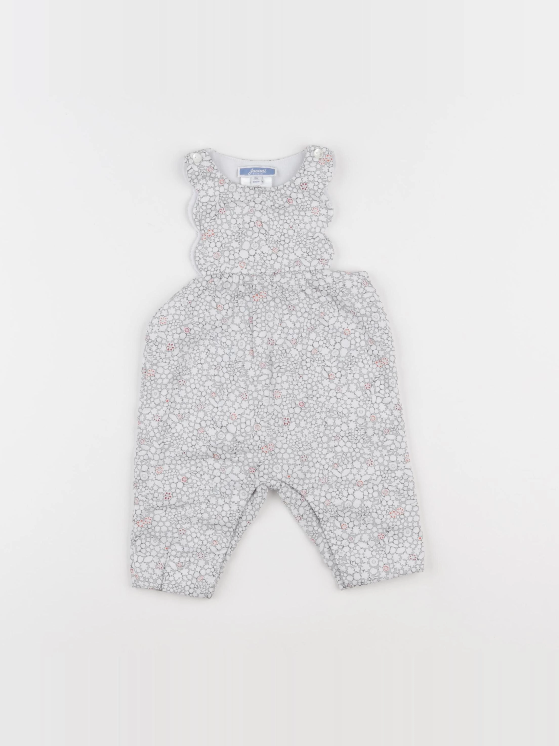 Jacadi - combinaison liberty gris - 3 mois