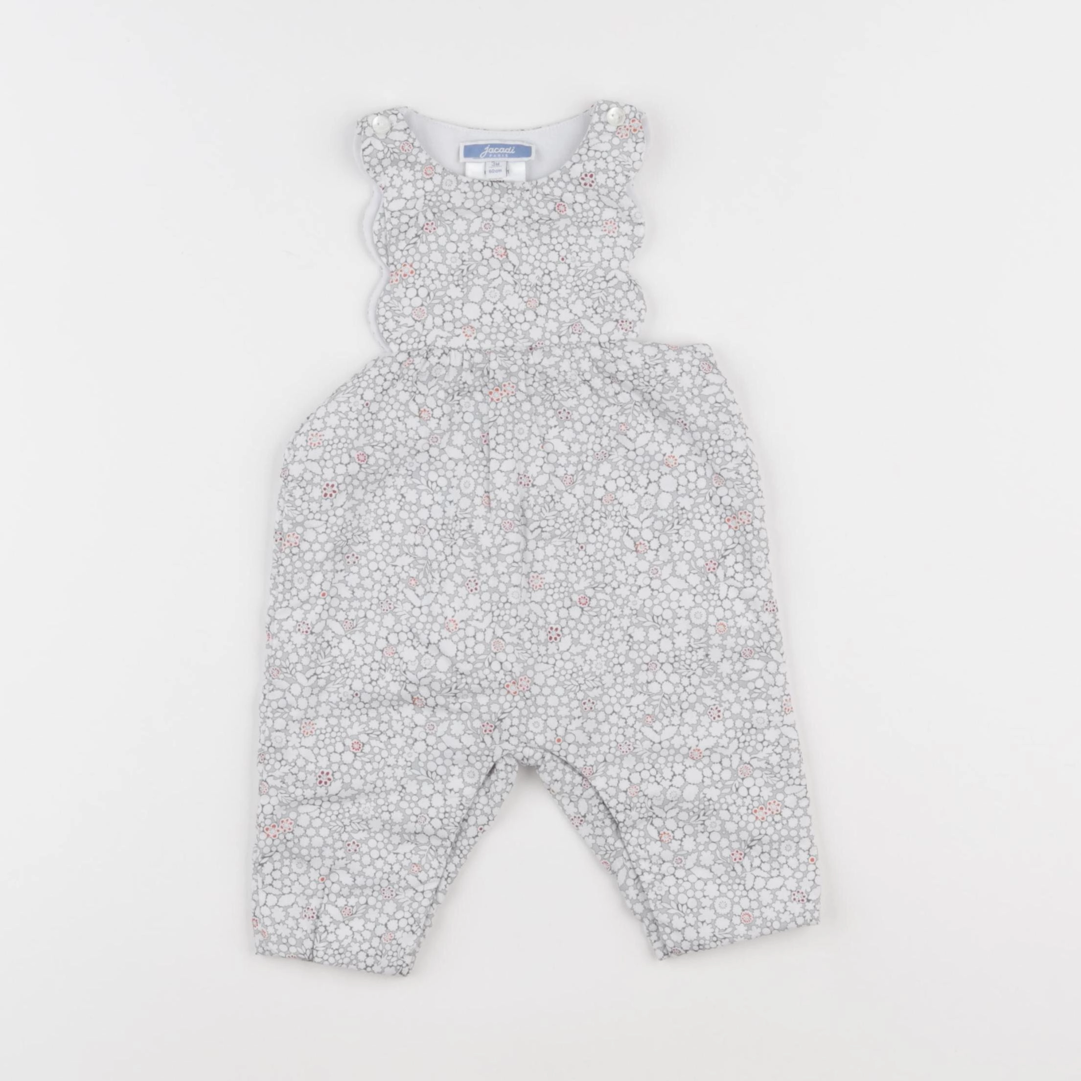 Jacadi - combinaison liberty gris - 3 mois