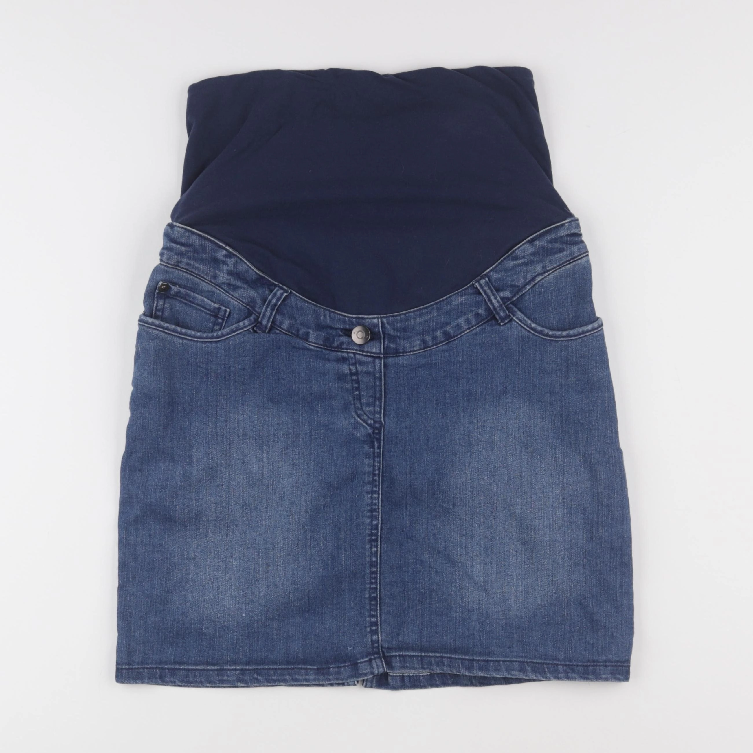 Vertbaudet - jupe grossesse bleu - 36