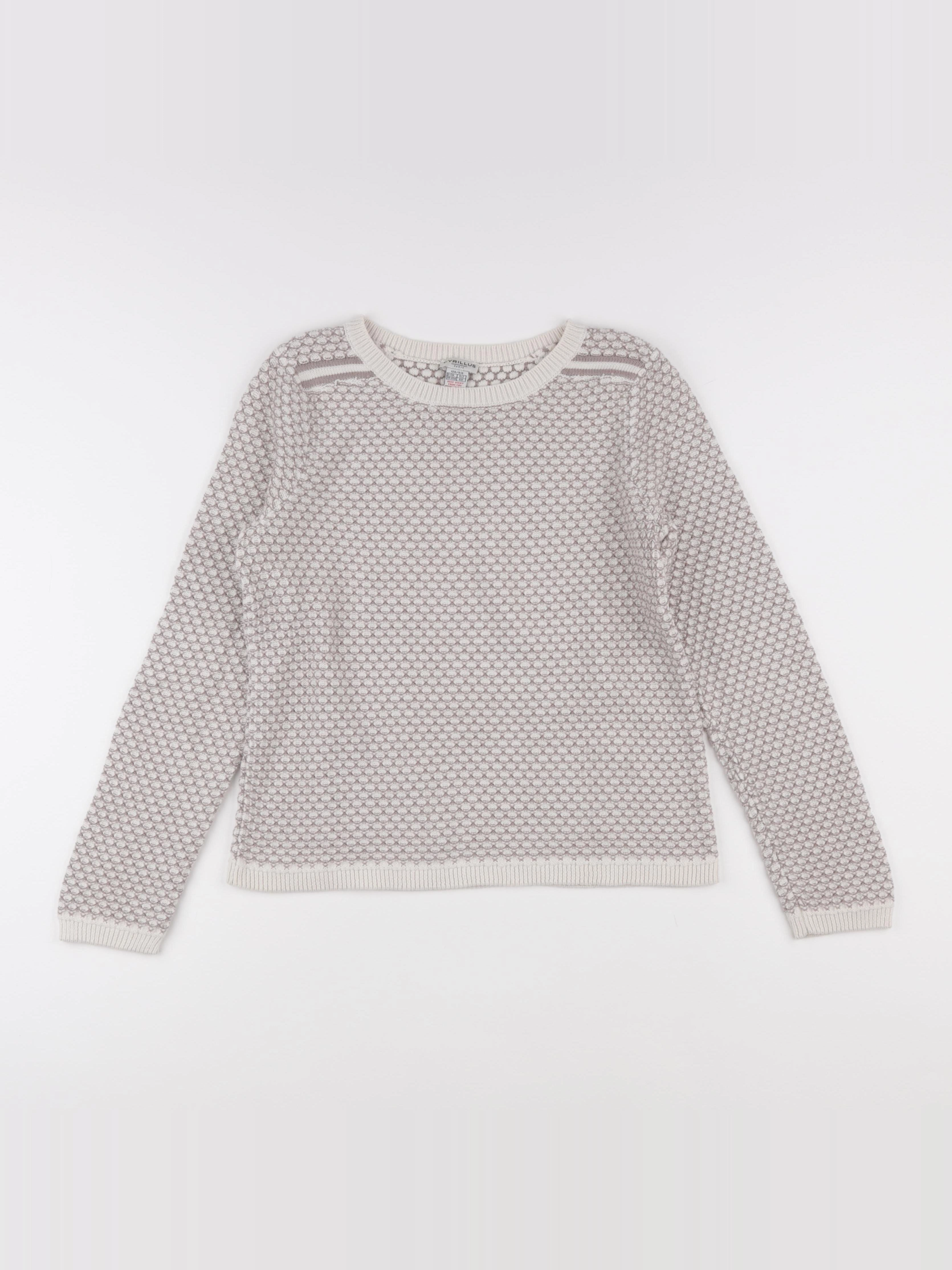 Cyrillus - pull marron - 12 ans