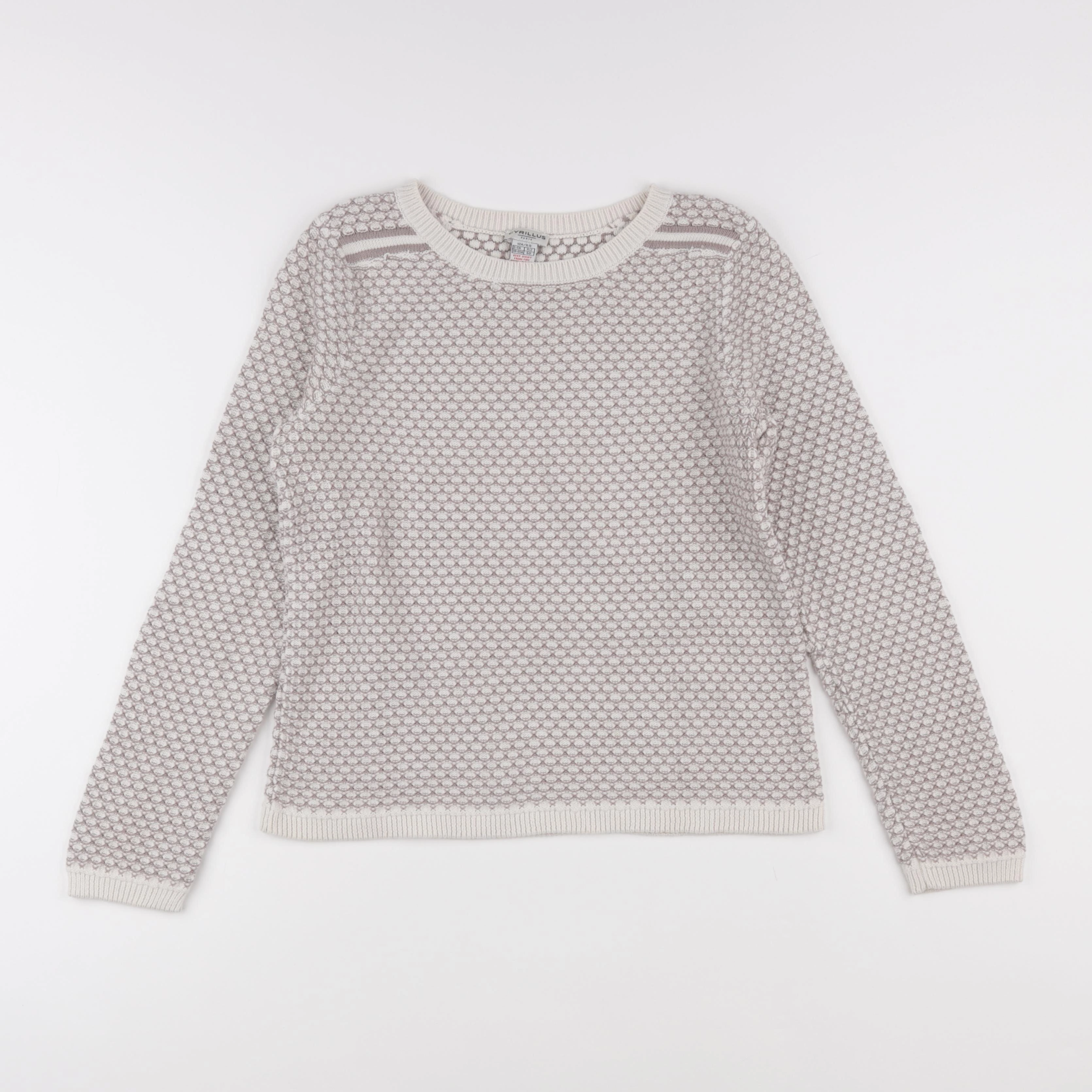 Cyrillus - pull marron - 12 ans