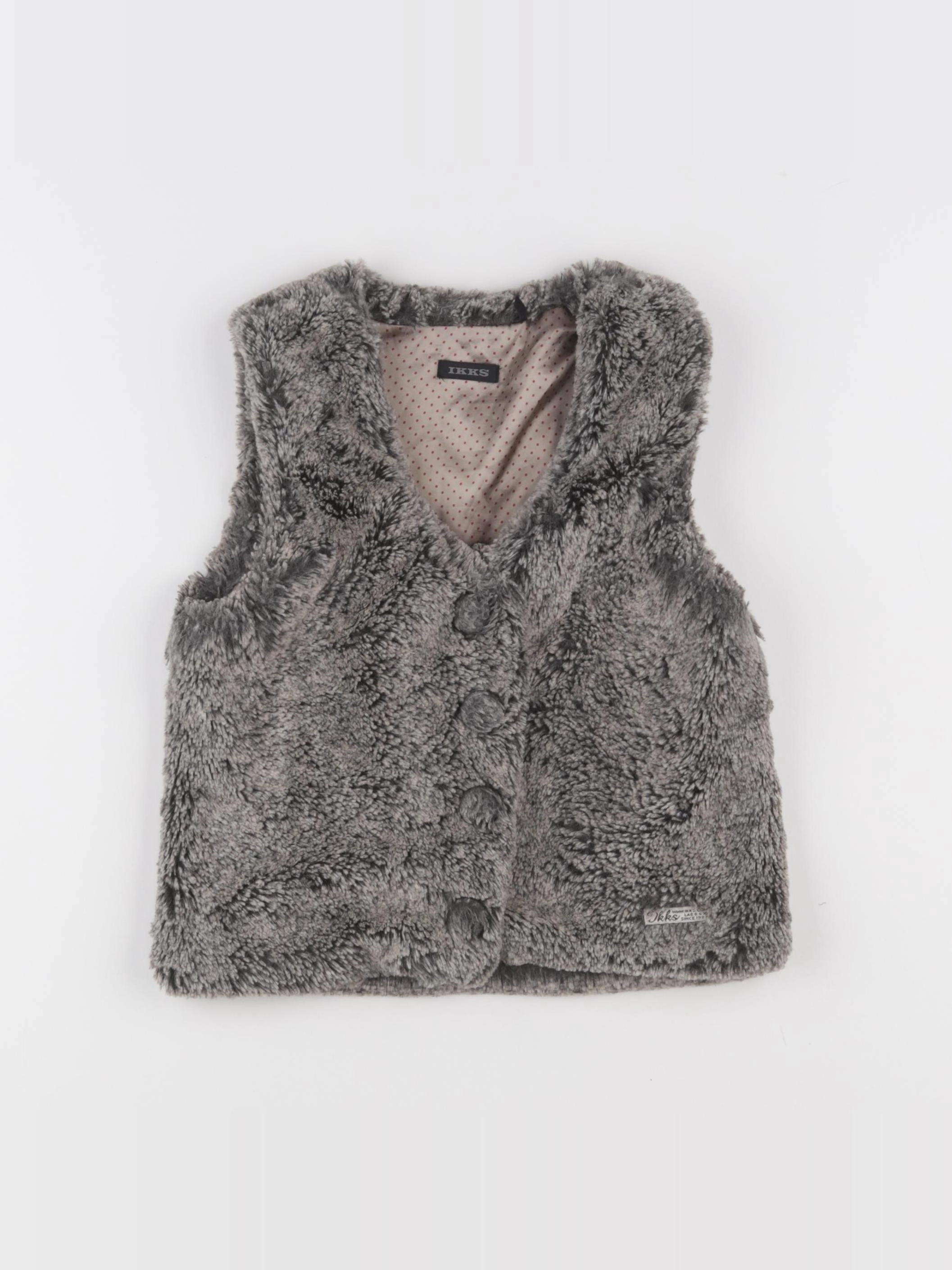 IKKS - gilet gris - 10 ans