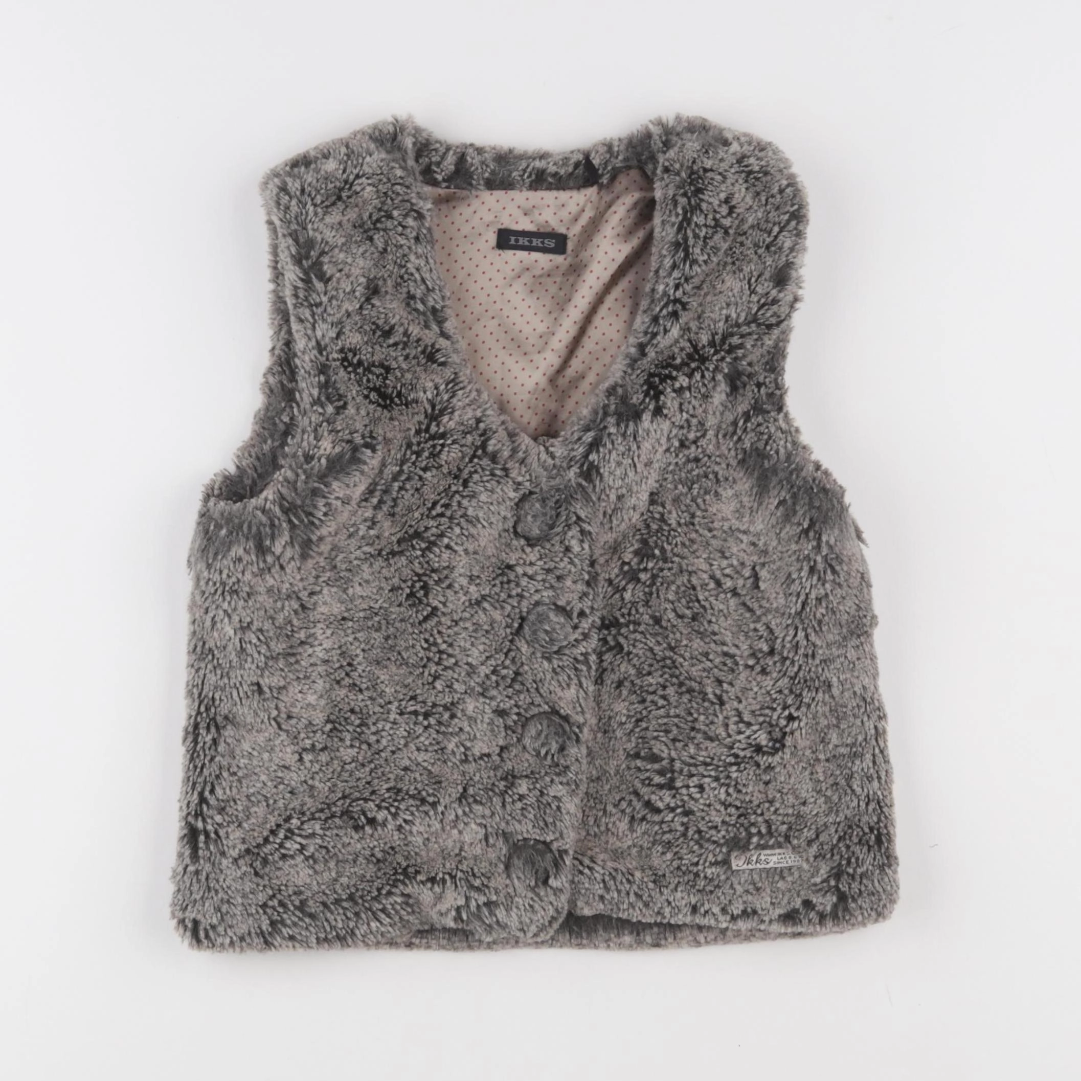 IKKS - gilet gris - 10 ans