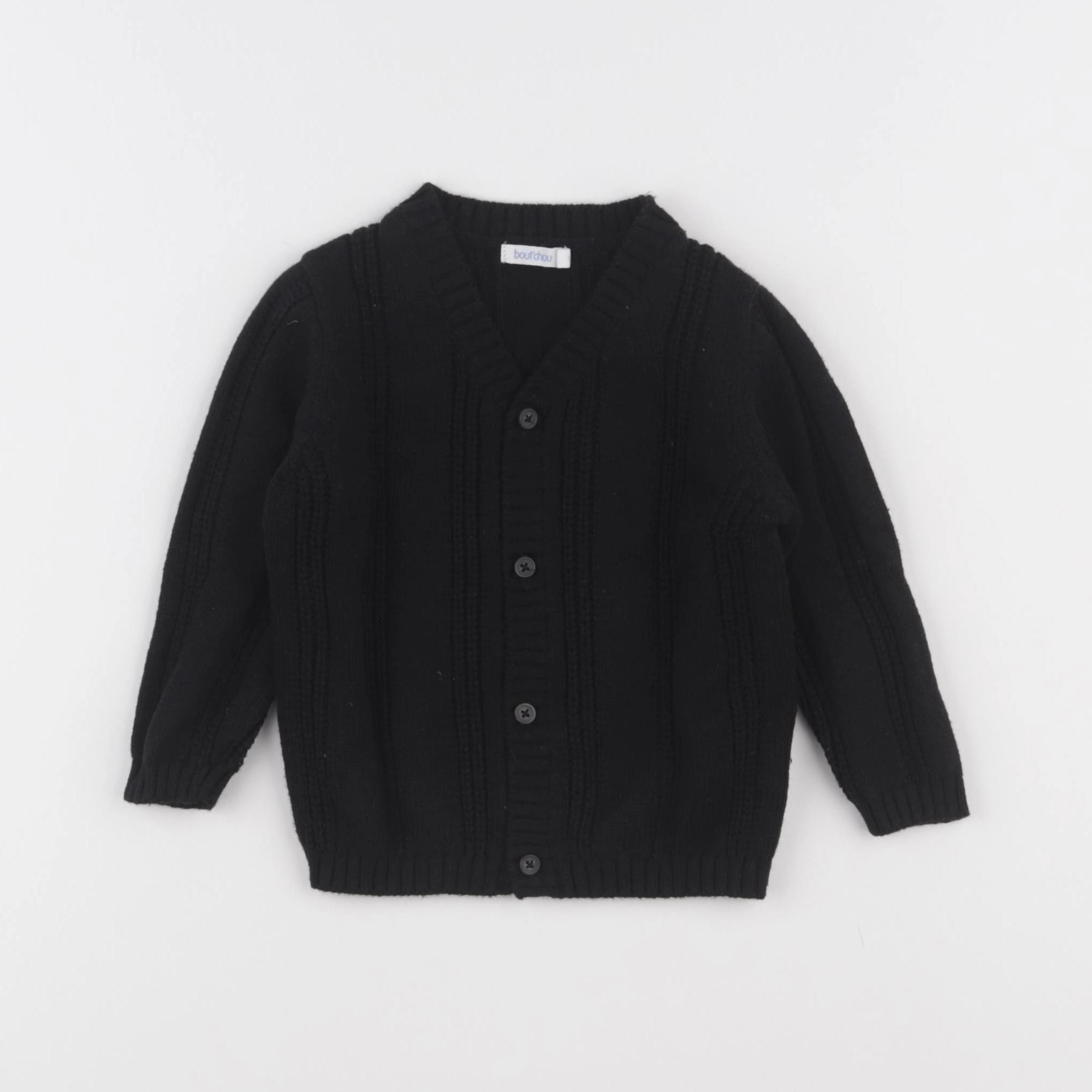 Boutchou - gilet noir - 18 mois