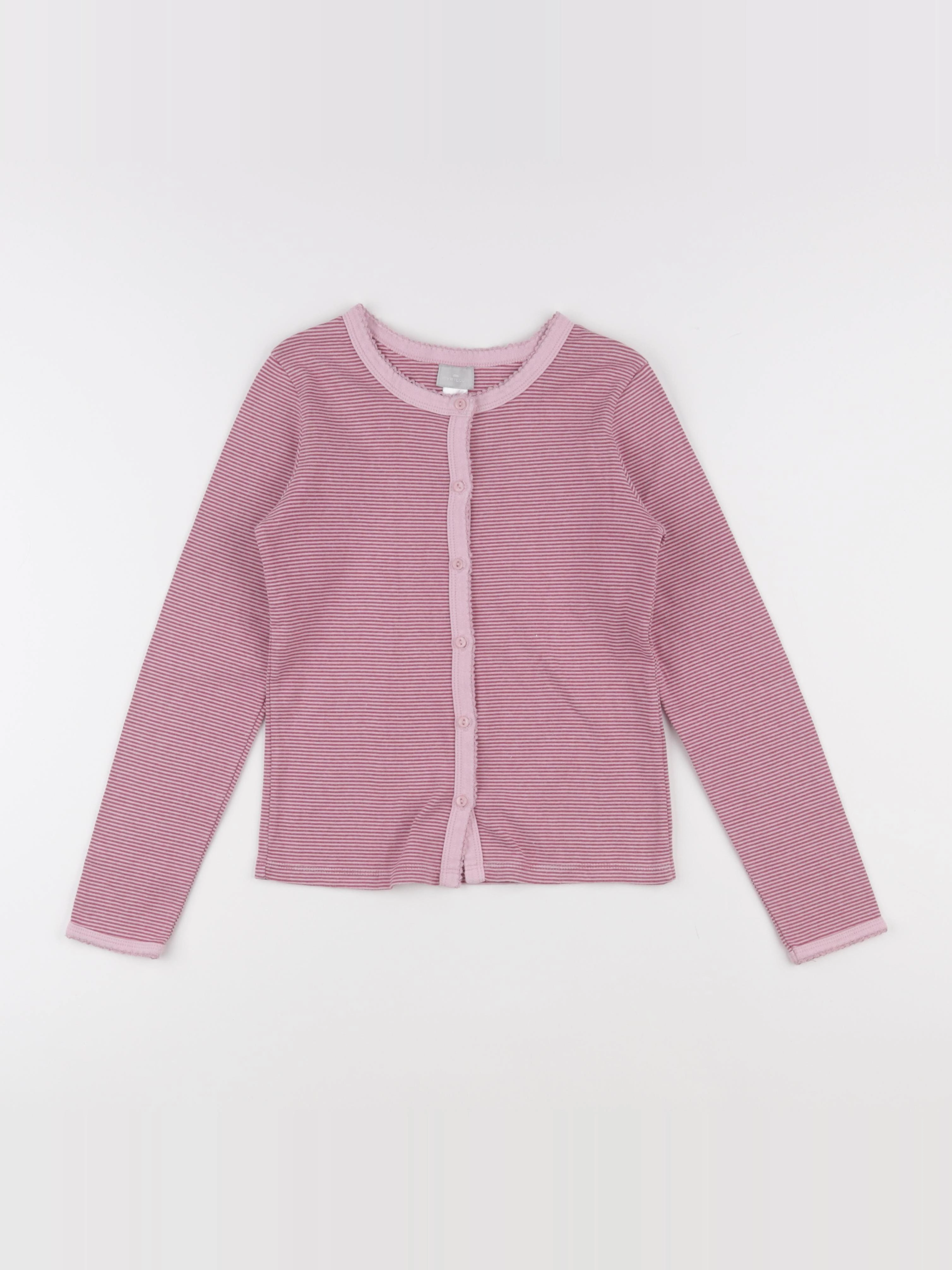 Cyrillus - gilet rose - 12 ans