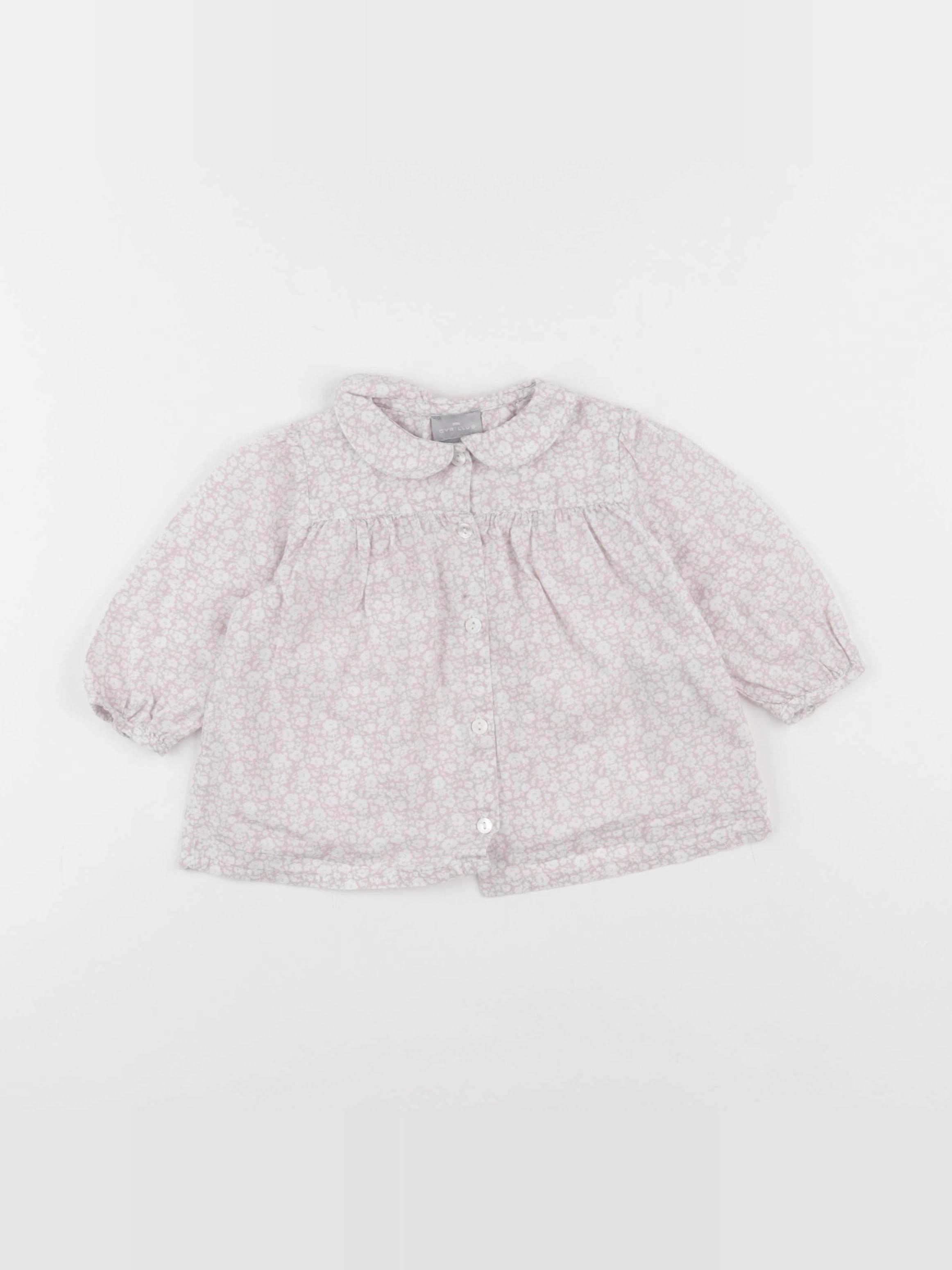 Cyrillus - blouse rose - 12 mois