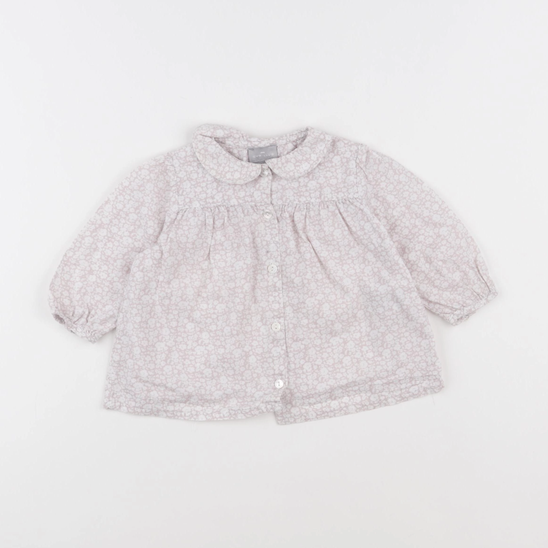 Cyrillus - blouse rose - 12 mois