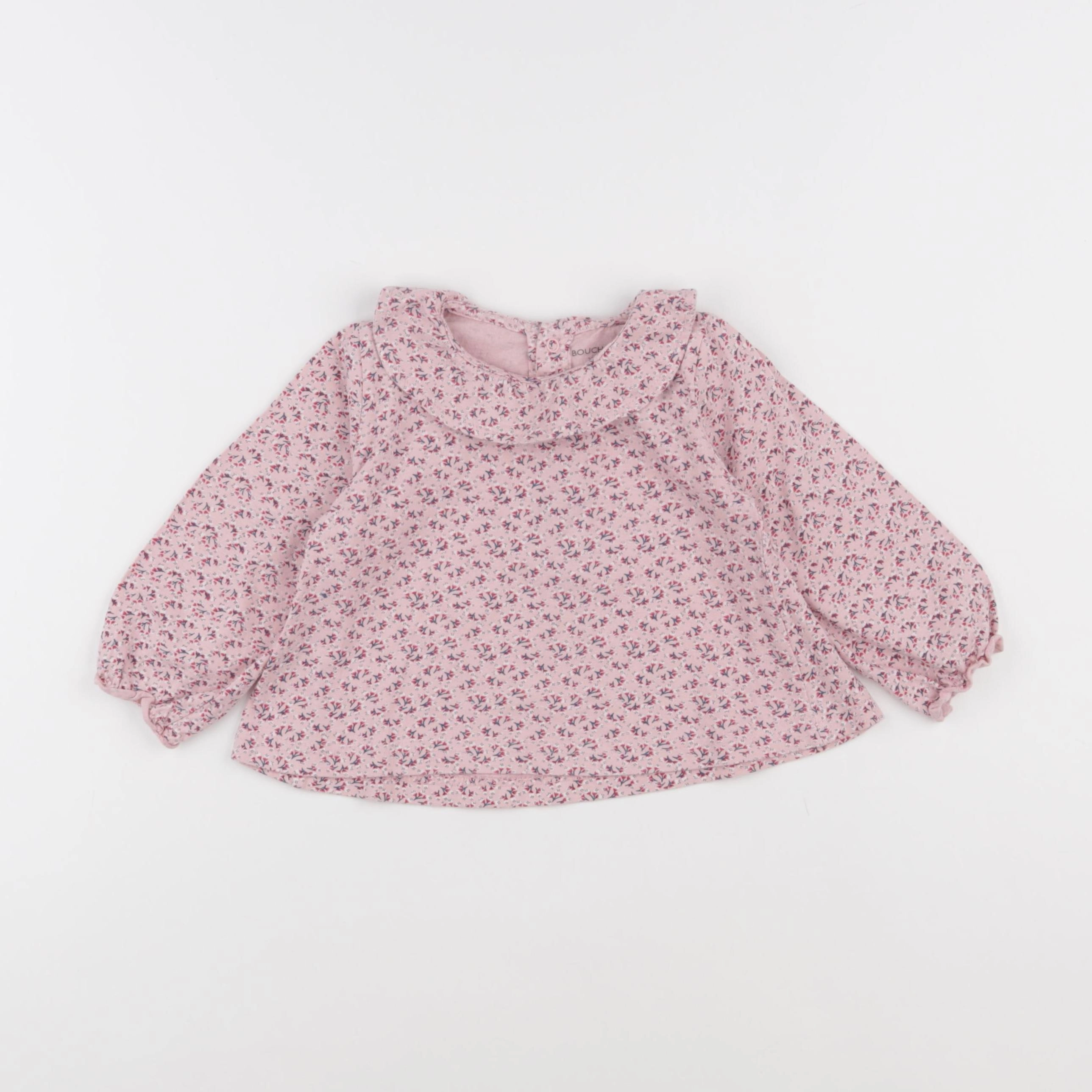 Bouchara - blouse rose - 24 mois