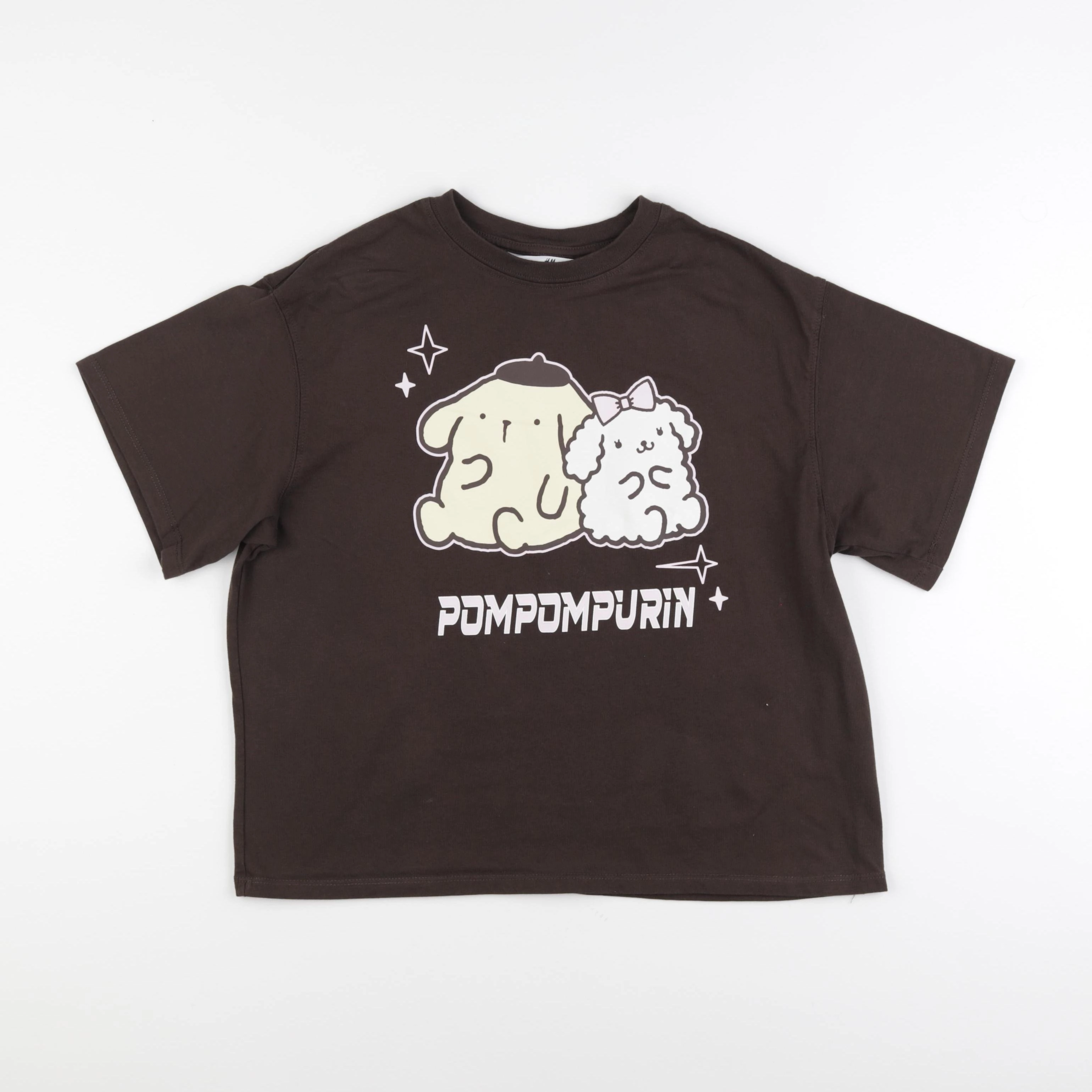 H&M - tee-shirt marron - 10/12 ans