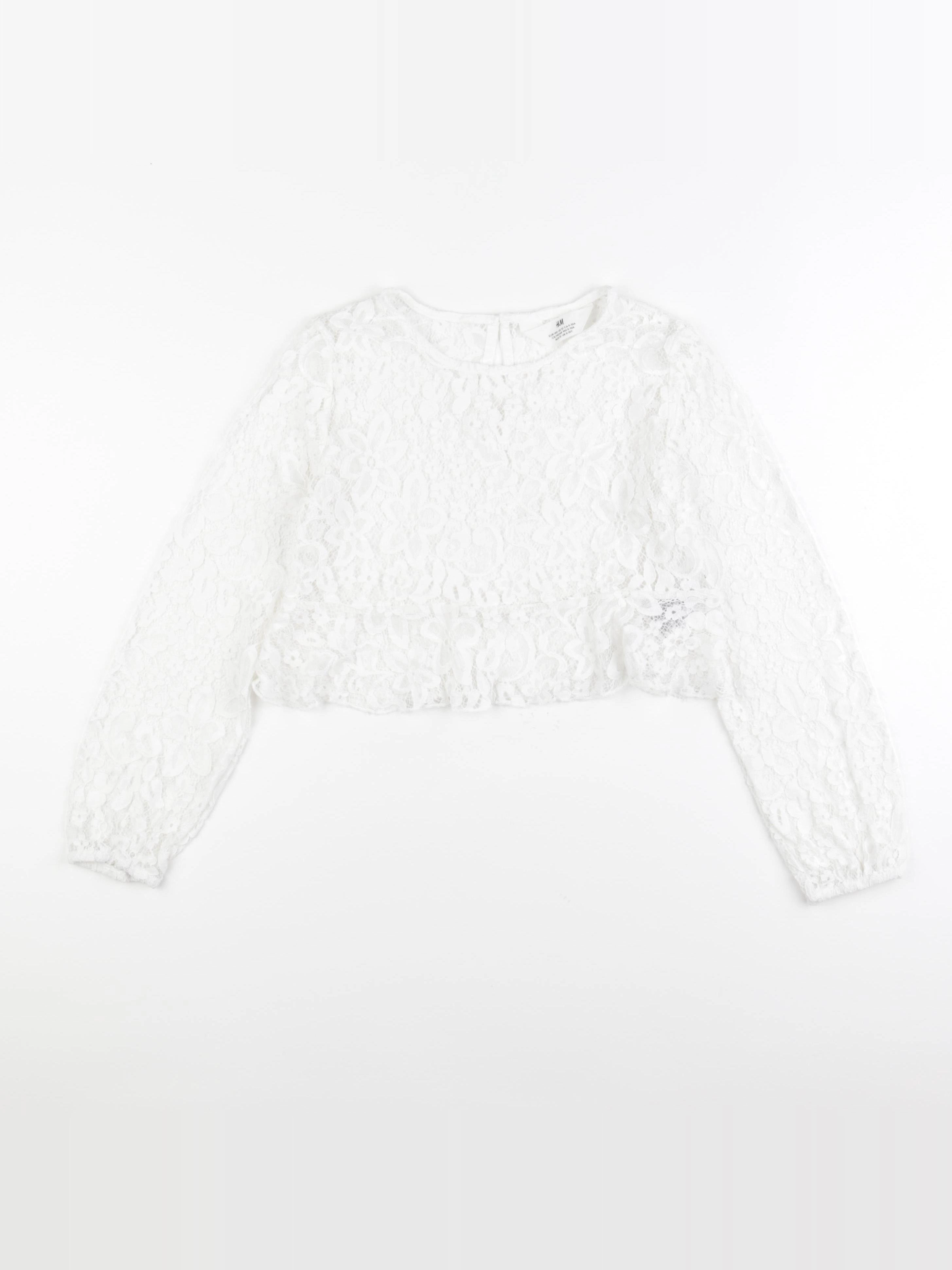 H&M - blouse blanc - 9/10 ans