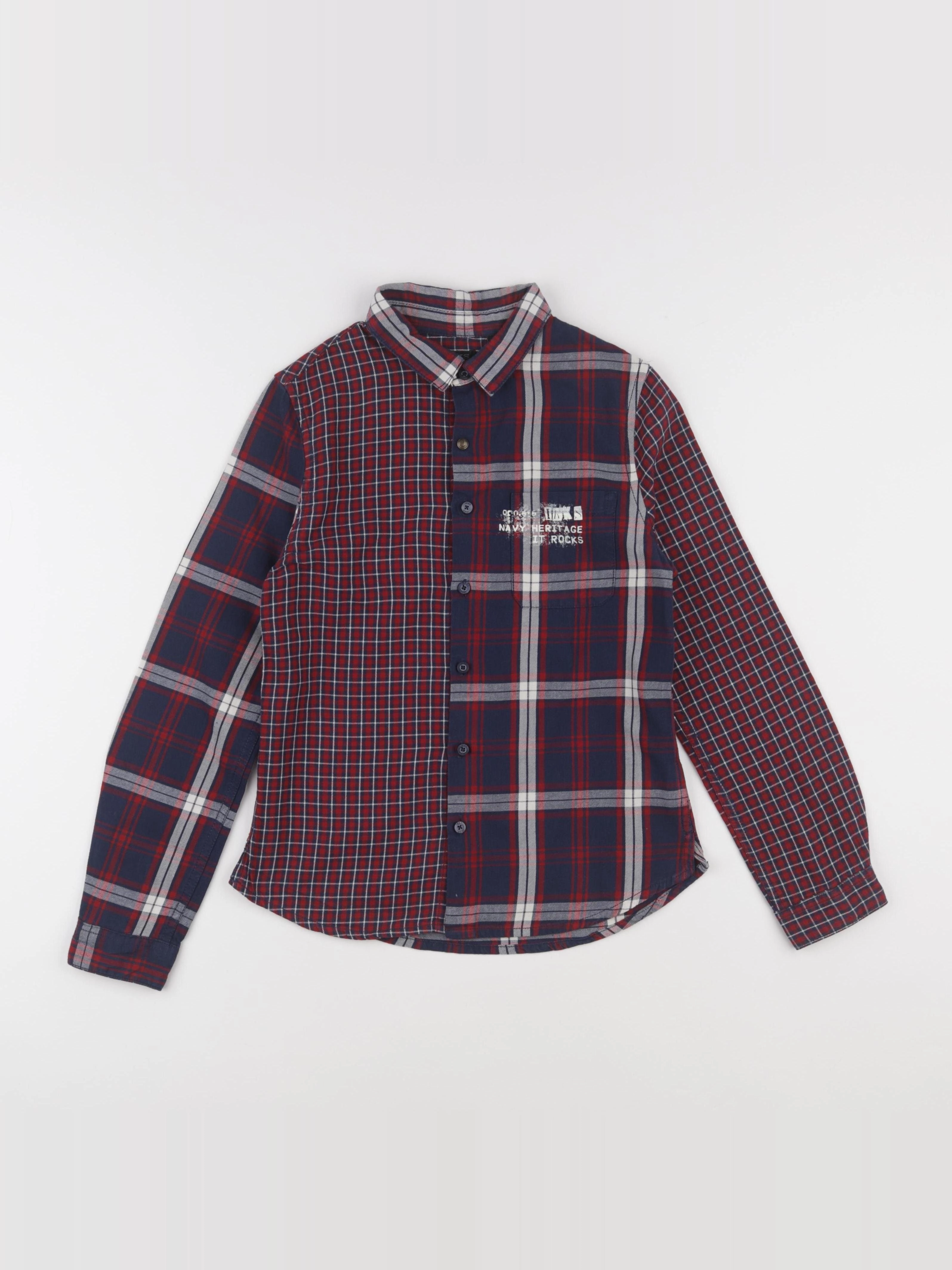 IKKS - chemise rouge - 10 ans