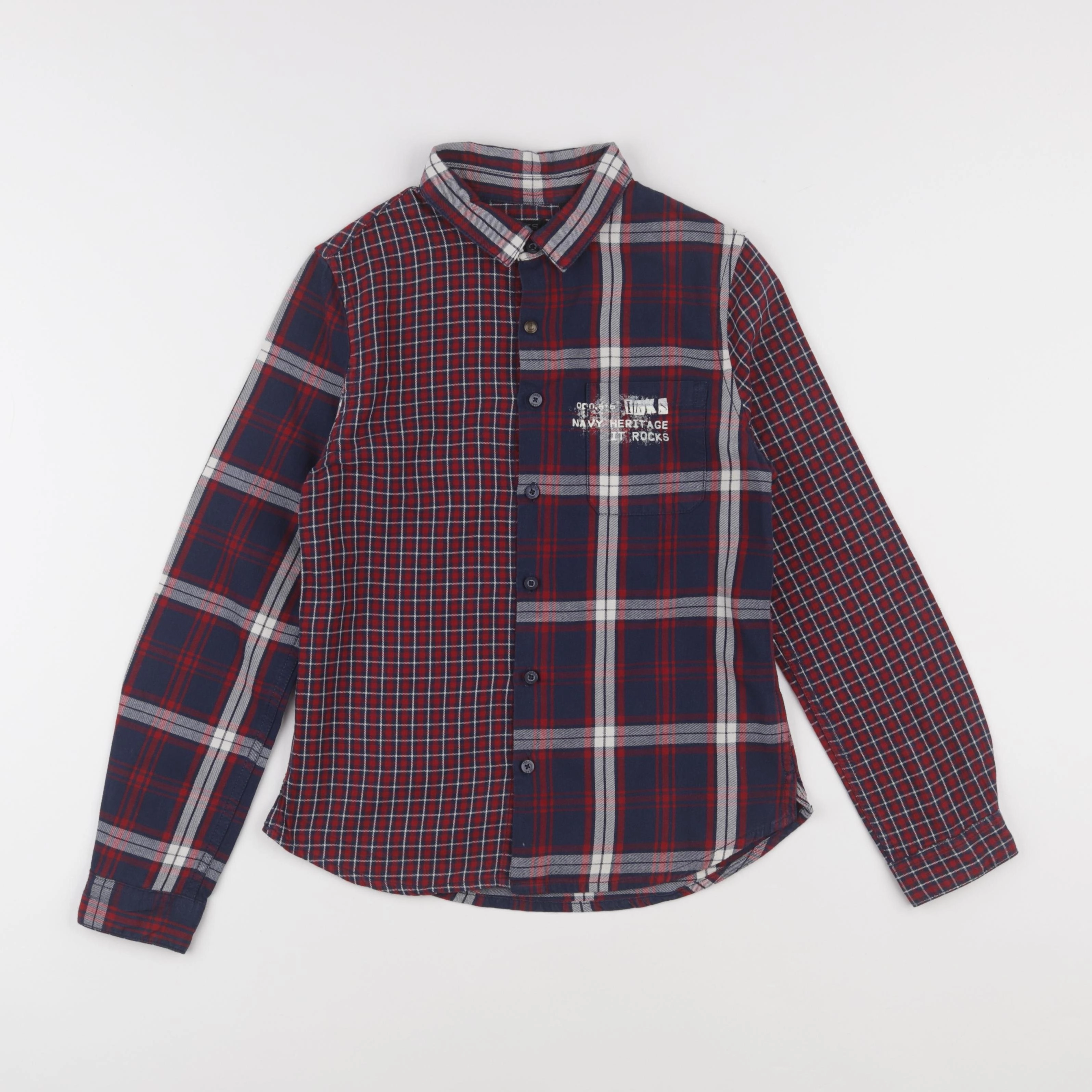 IKKS - chemise rouge - 10 ans
