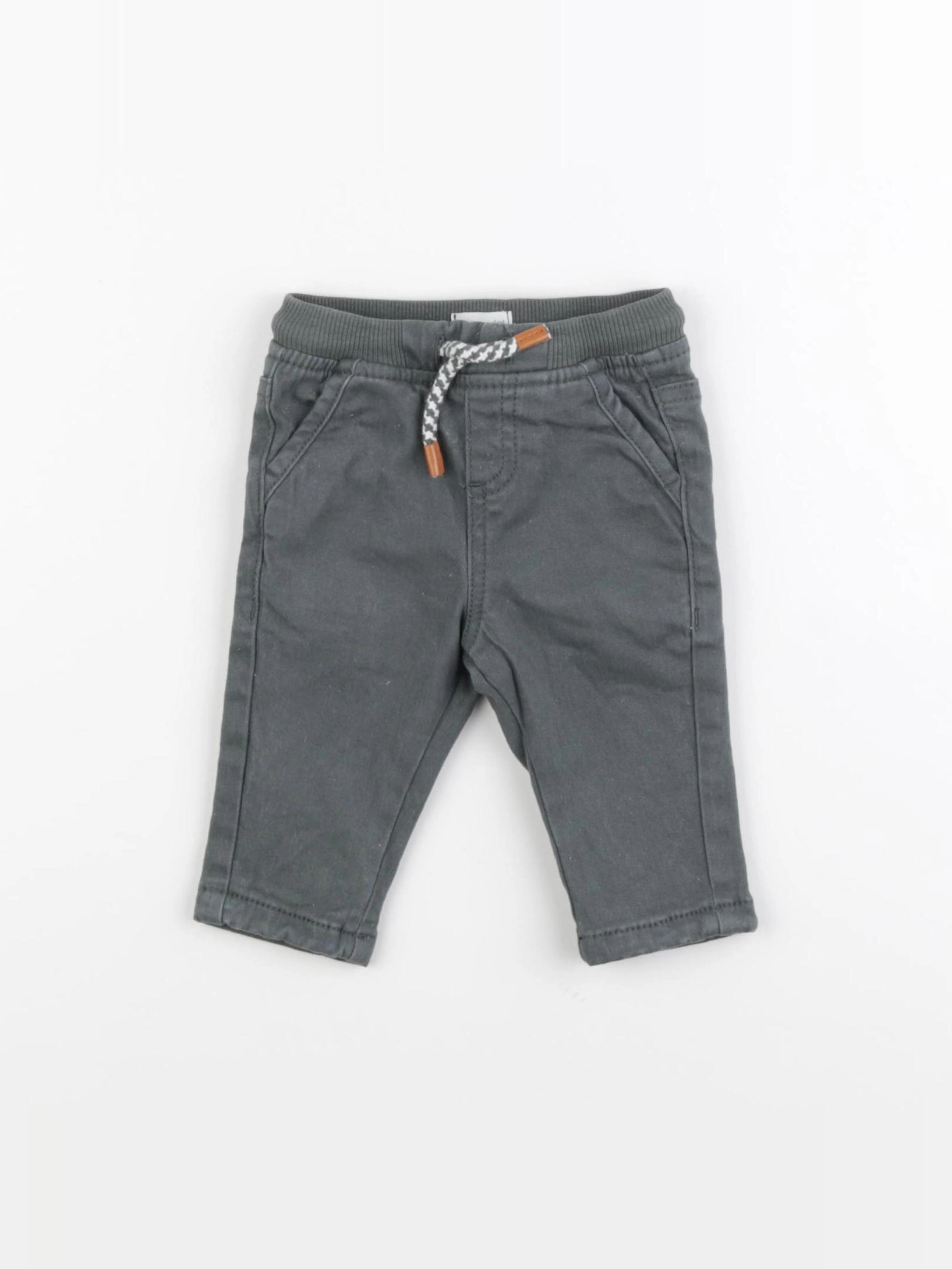 Vertbaudet - pantalon vert - 3 mois