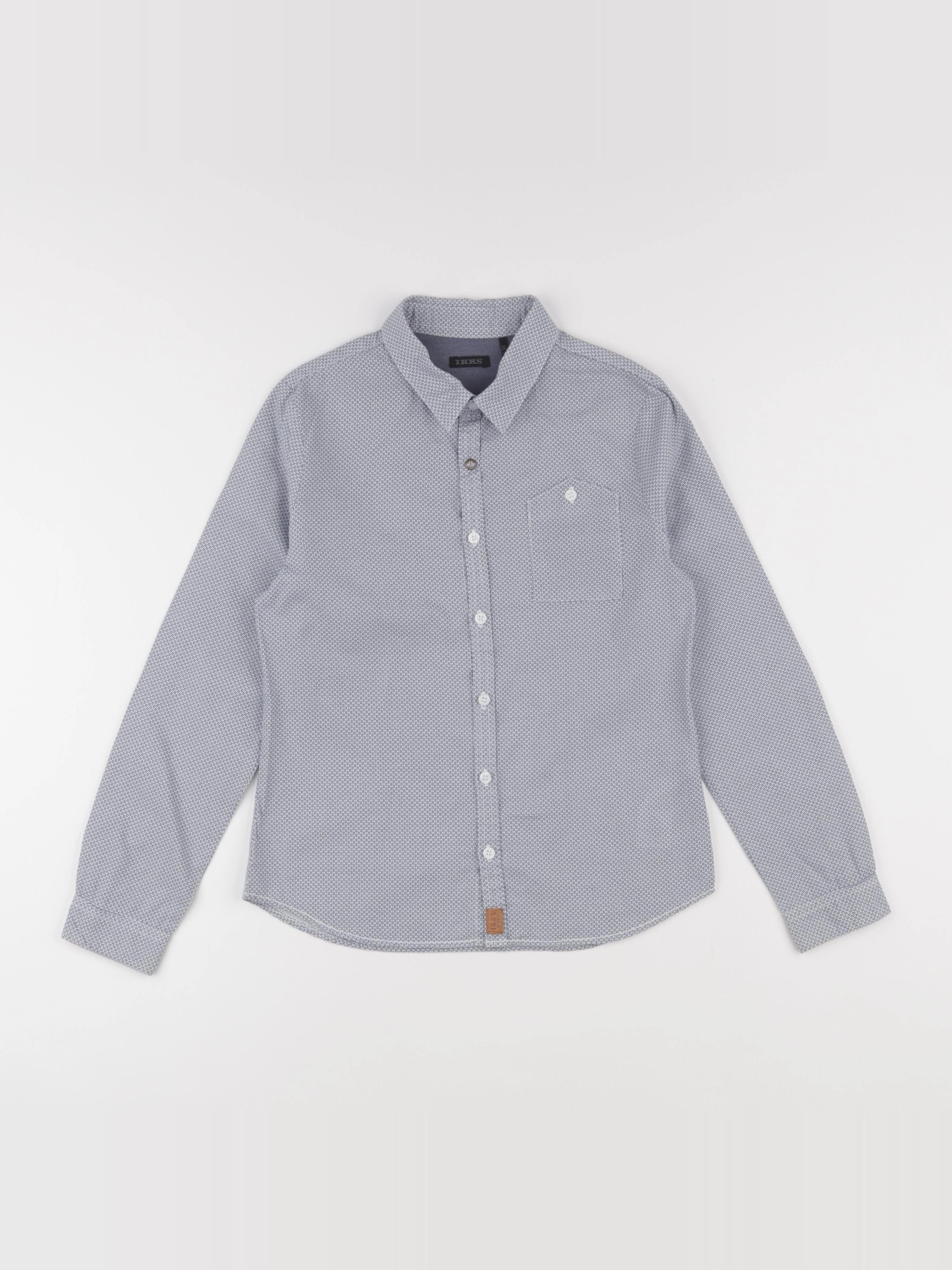 IKKS - chemise bleu - 10 ans
