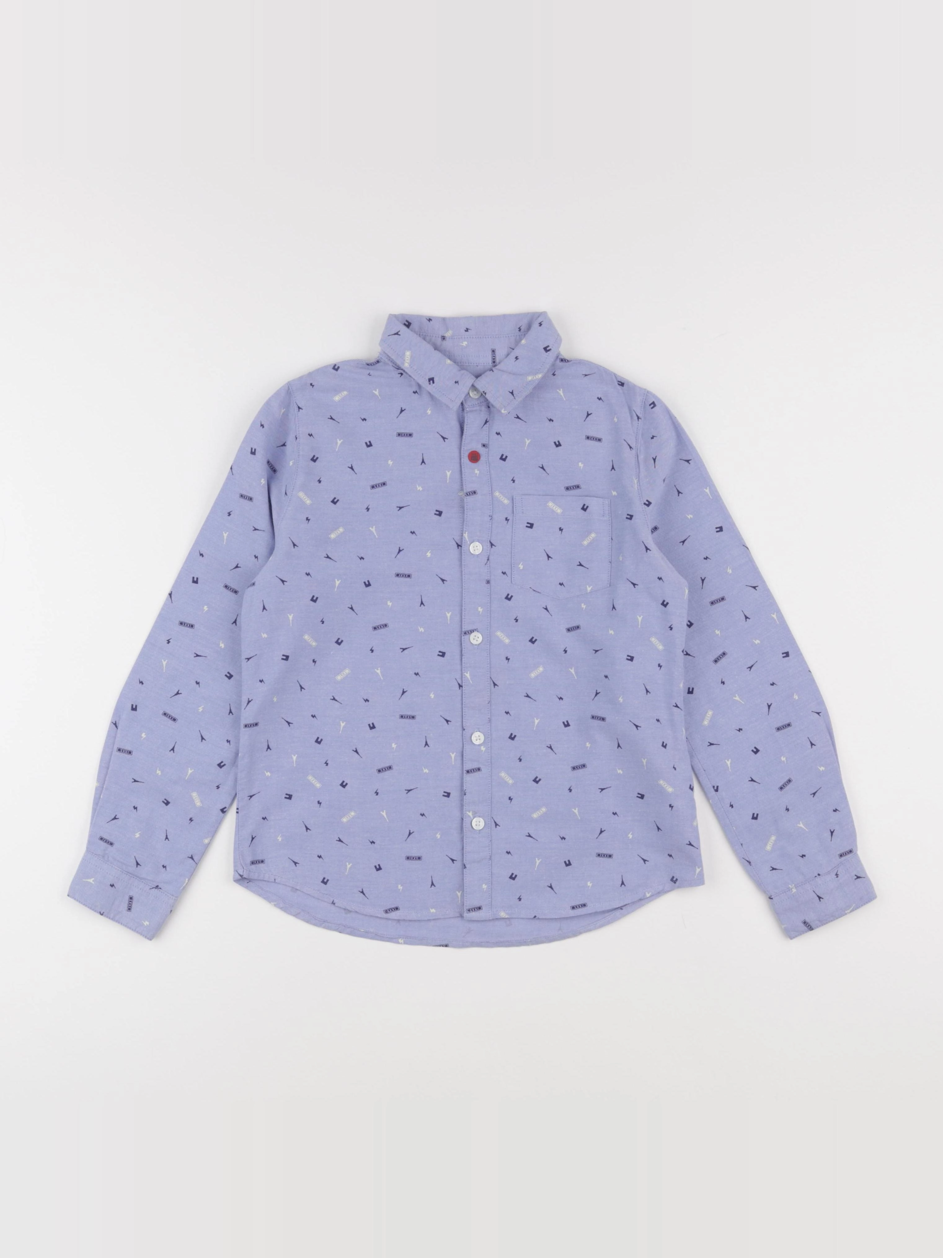 IKKS - chemise bleu - 8 ans