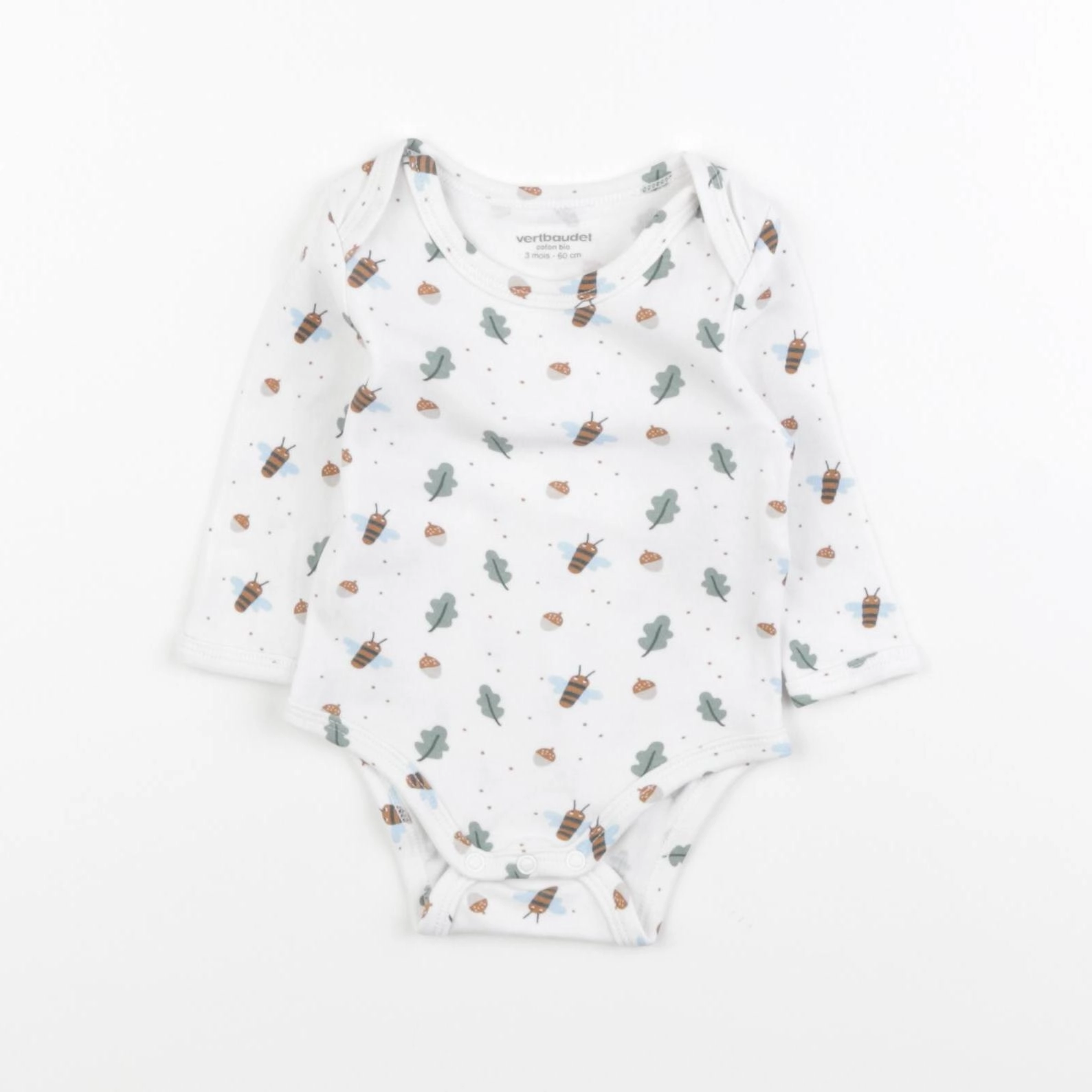 Vertbaudet - body multicolore - 3 mois