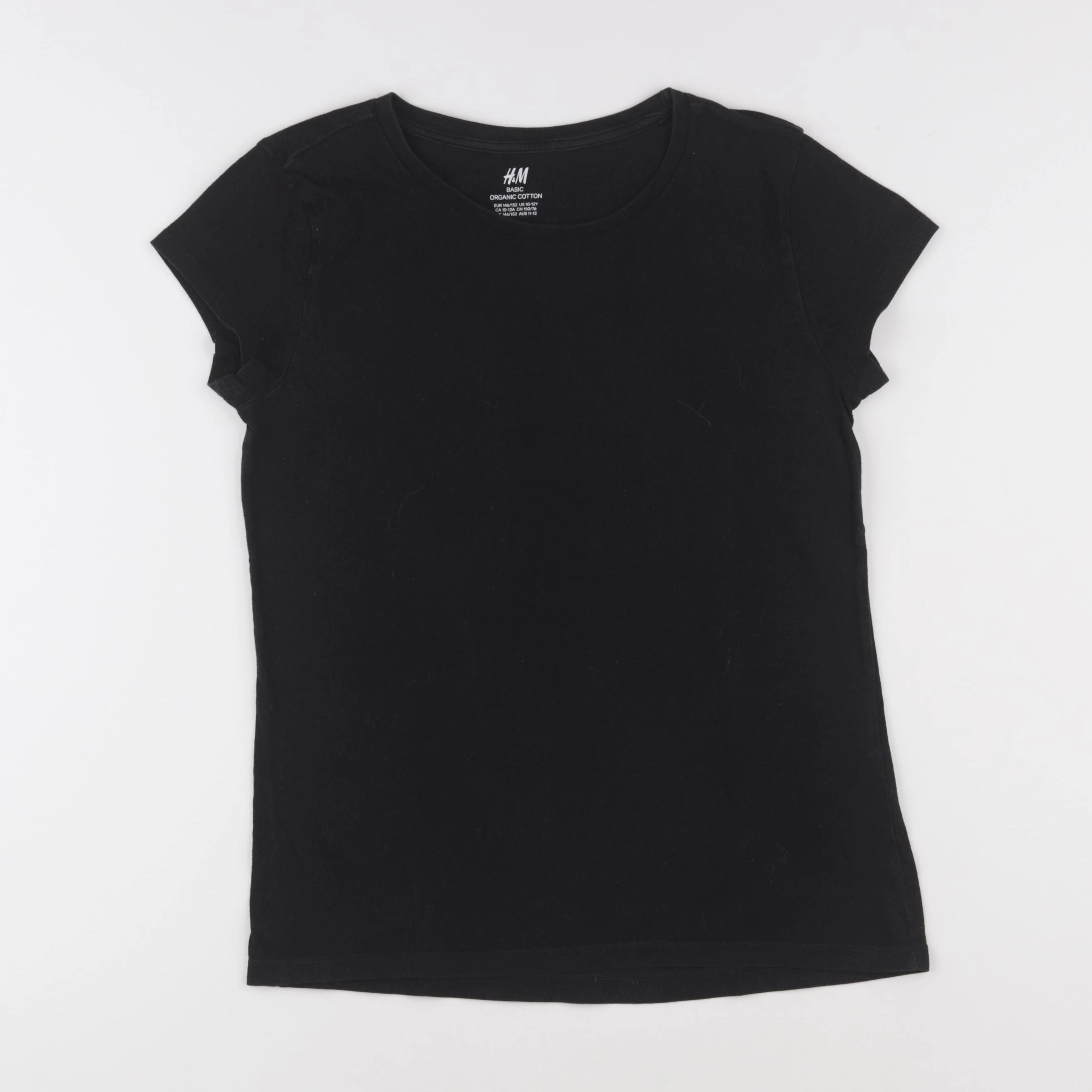 H&M - tee-shirt noir - 10/12 ans
