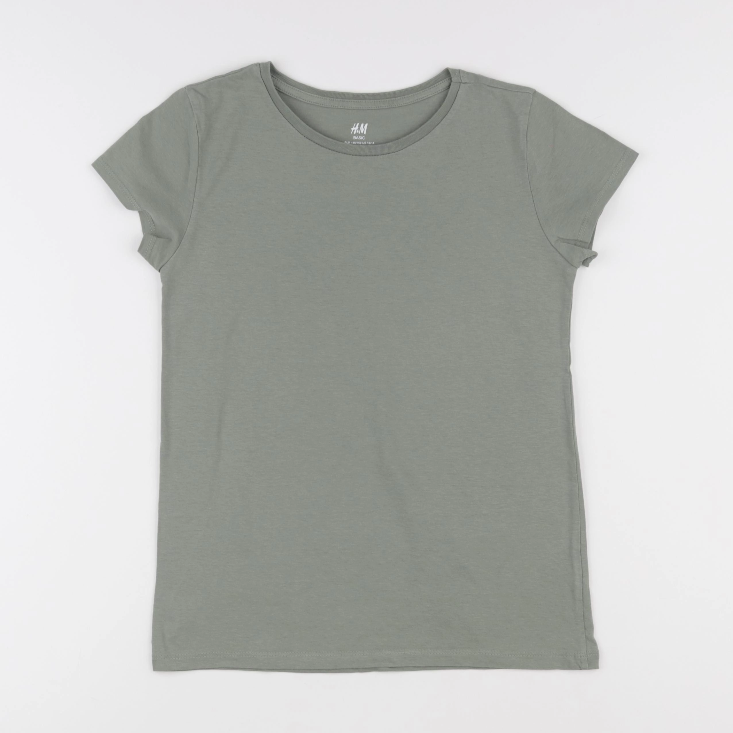 H&M - tee-shirt vert - 12/14 ans