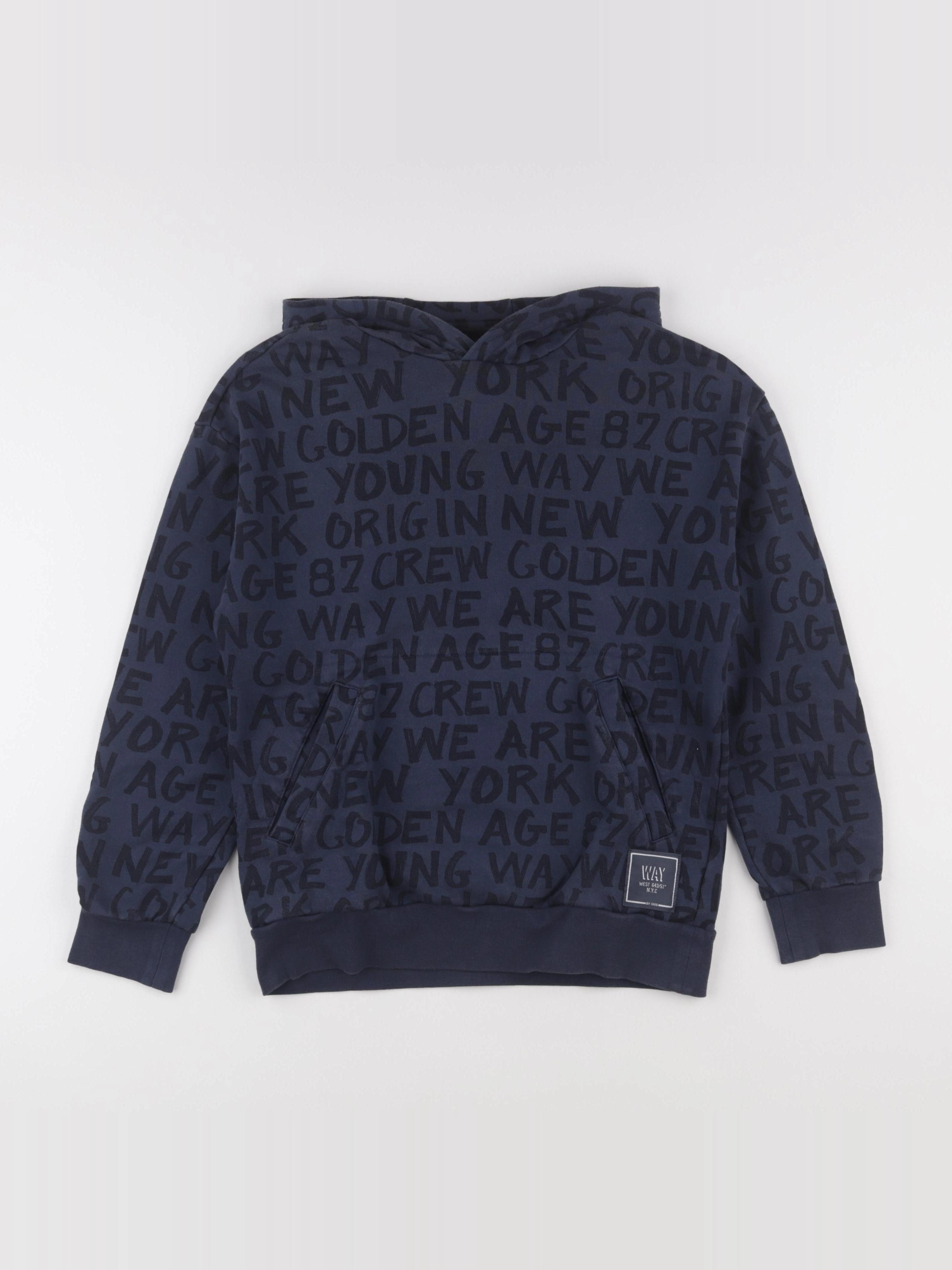 IKKS - sweat bleu - 12 ans
