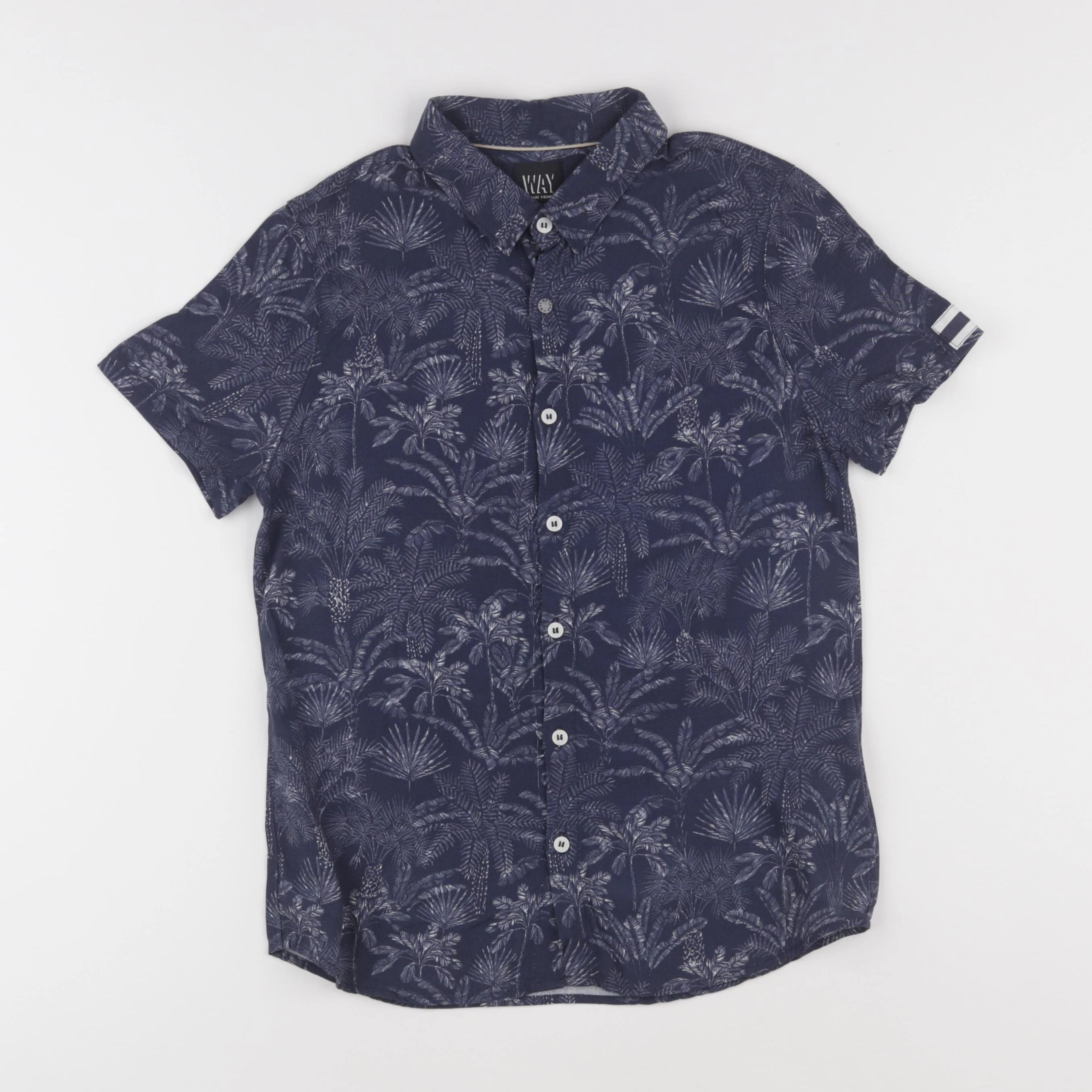 IKKS - chemise bleu - 10 ans