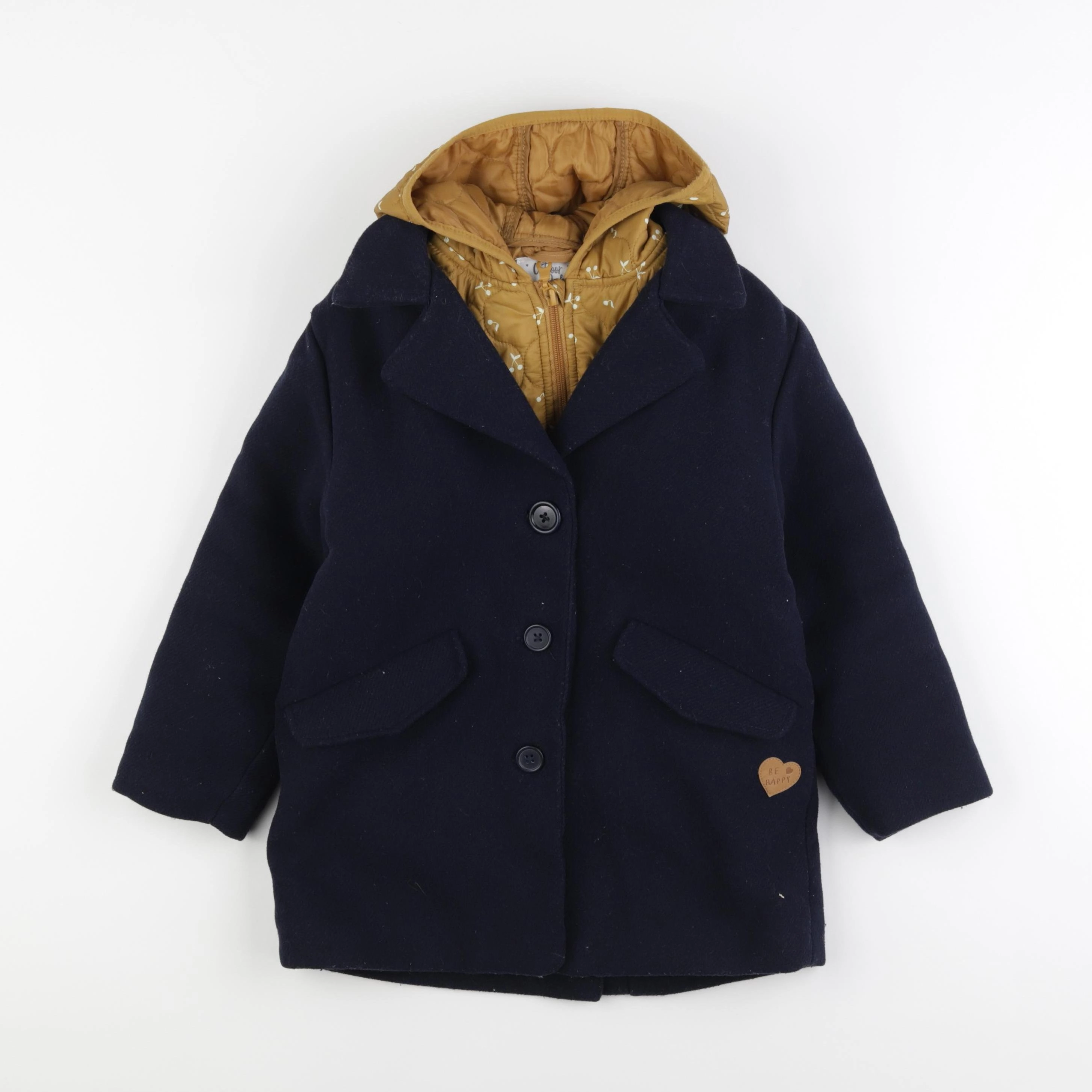 Vertbaudet - parka bleu - 6 ans