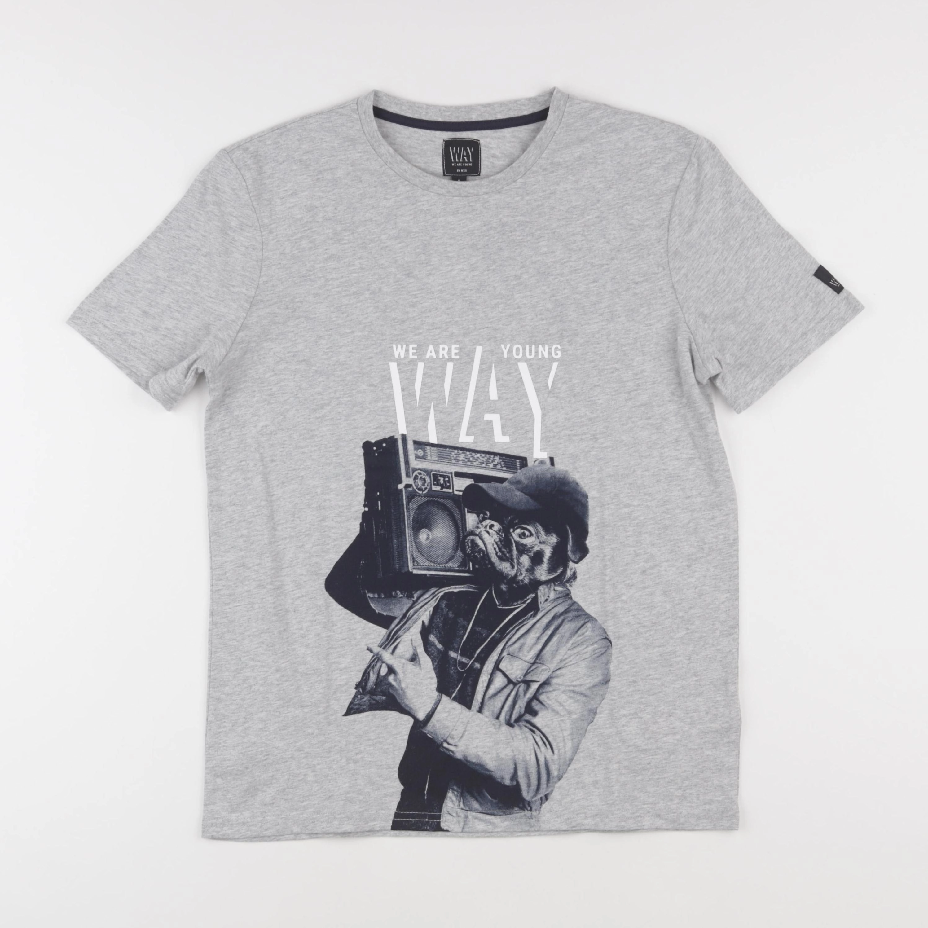 IKKS - tee-shirt gris - 14 ans