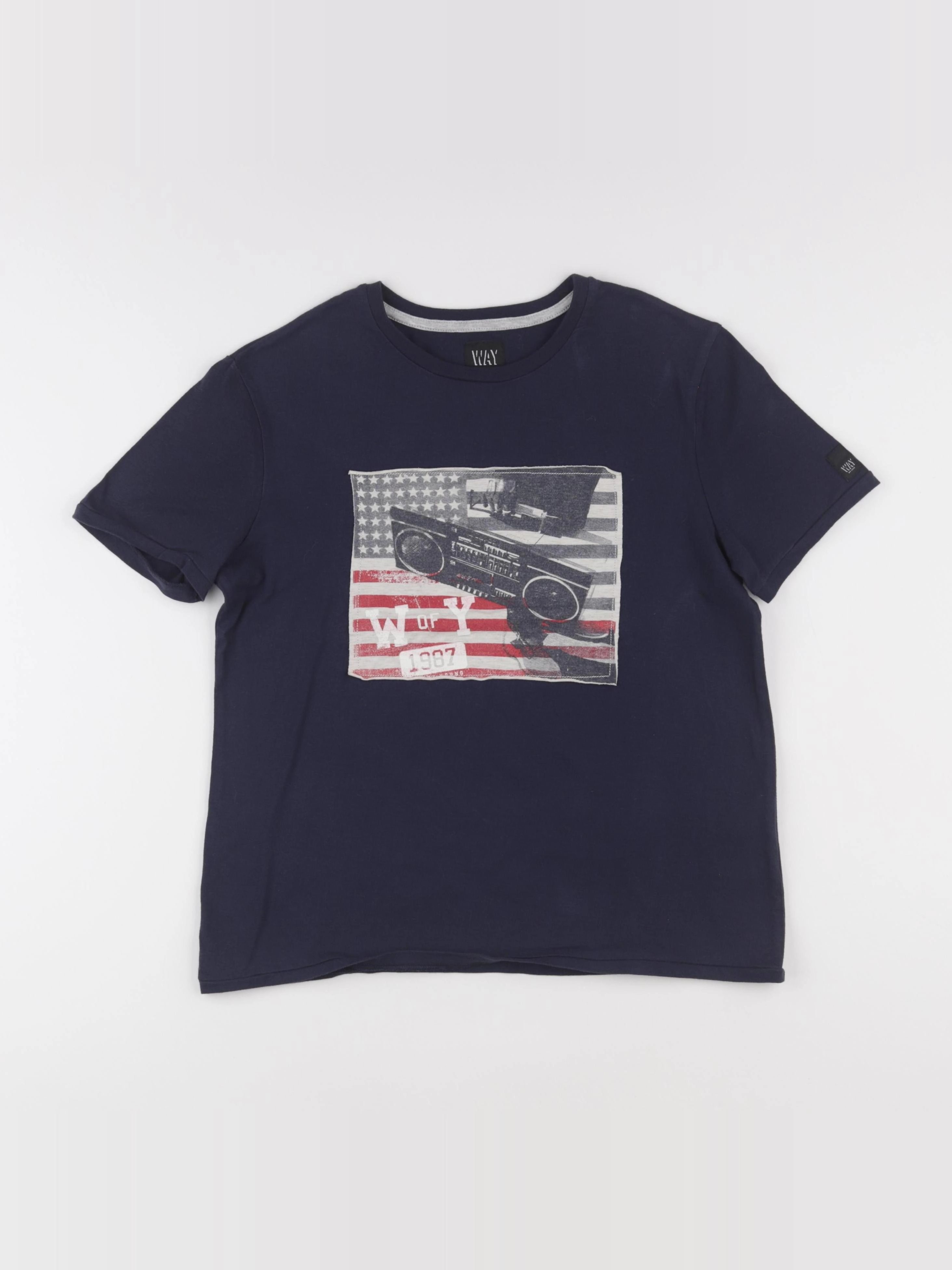 IKKS - tee-shirt bleu - 14 ans