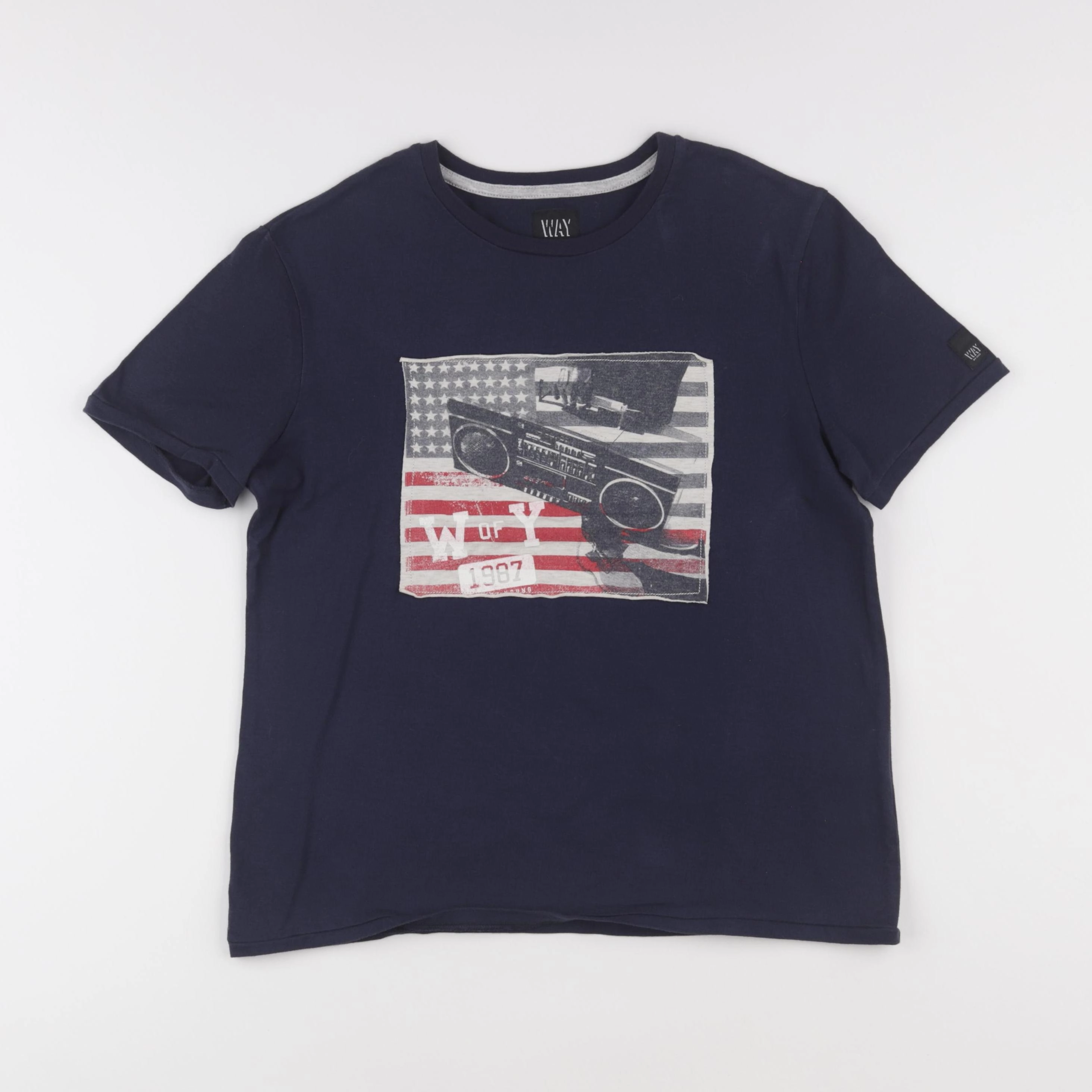 IKKS - tee-shirt bleu - 14 ans