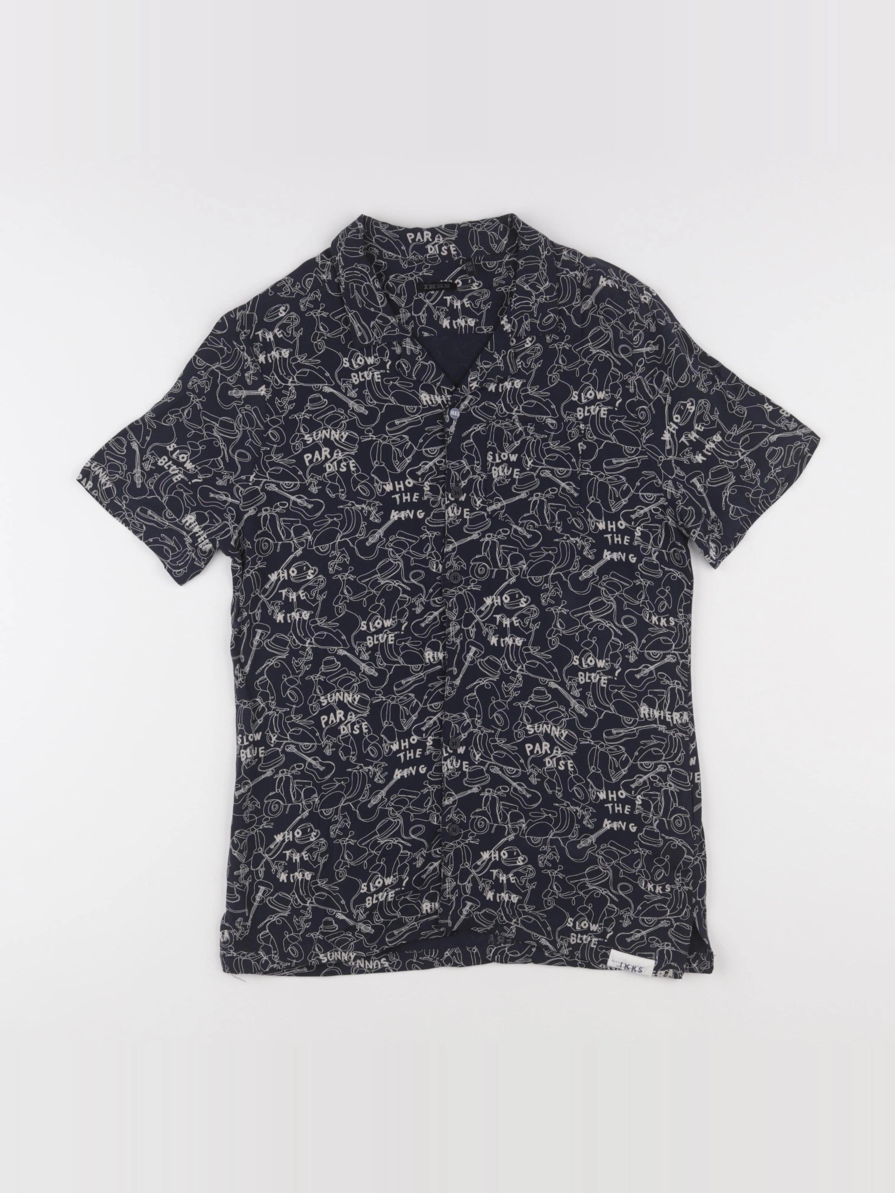 IKKS - chemise bleu - 12 ans