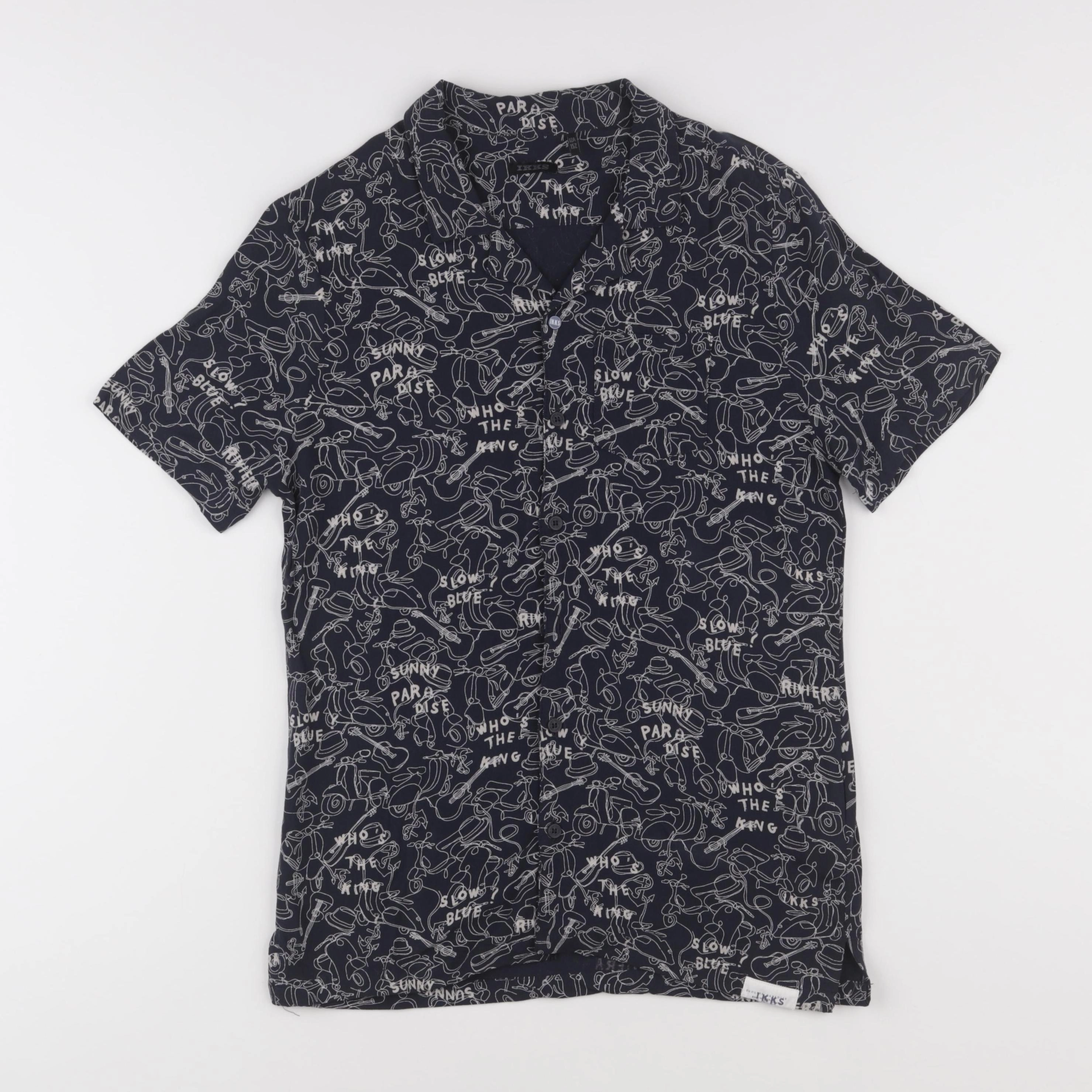 IKKS - chemise bleu - 12 ans