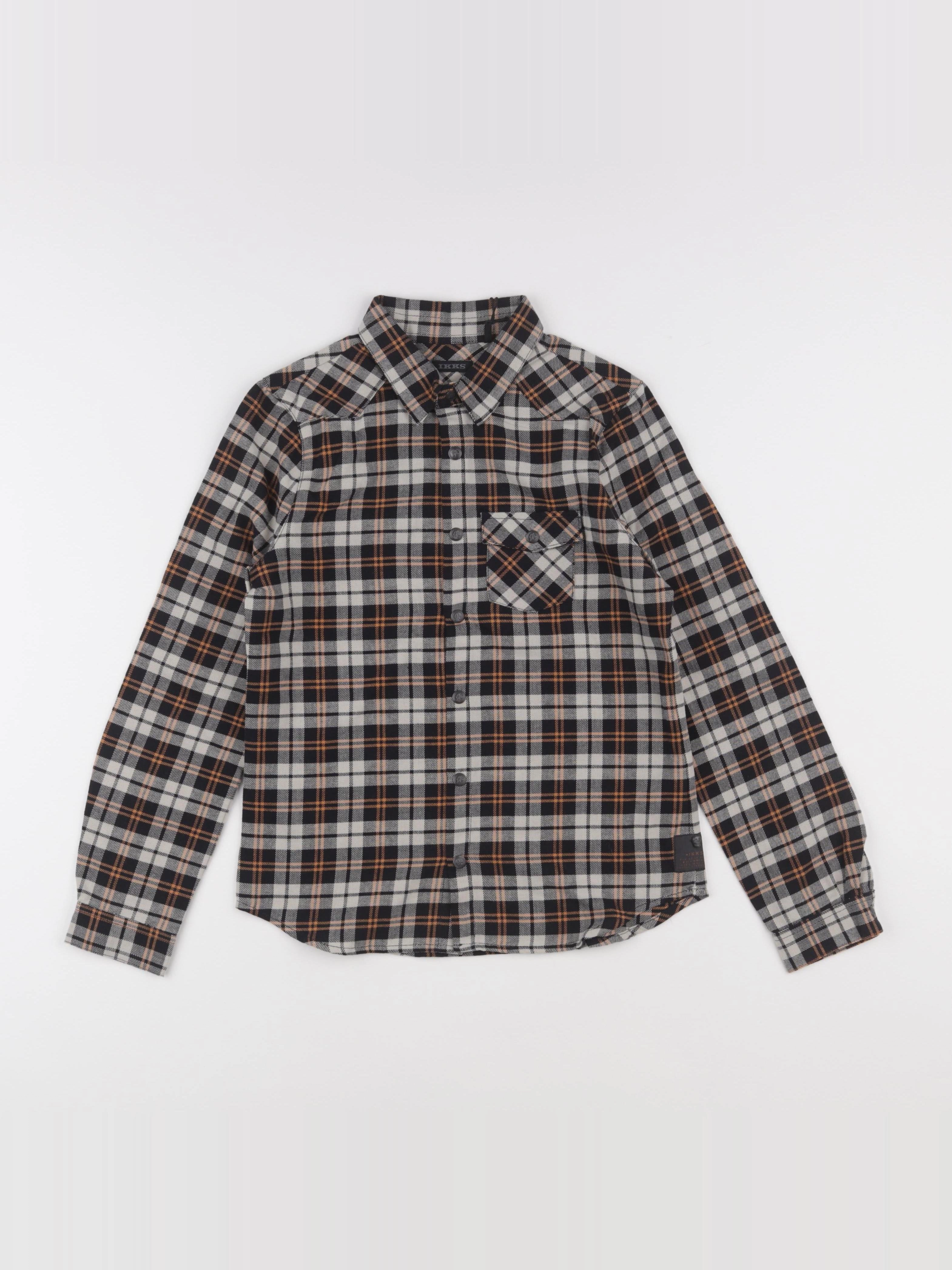 IKKS - chemise marron - 10 ans