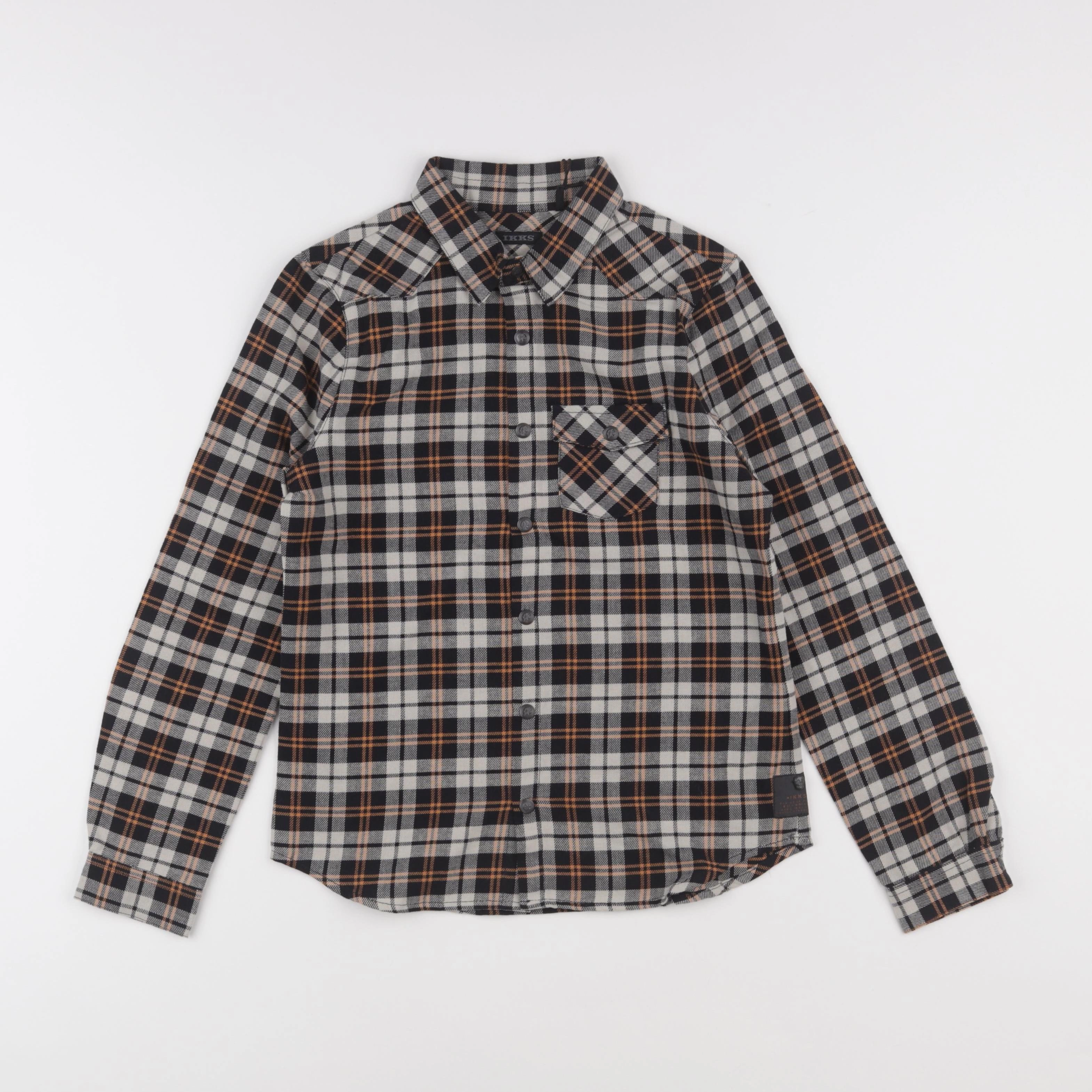 IKKS - chemise marron - 10 ans