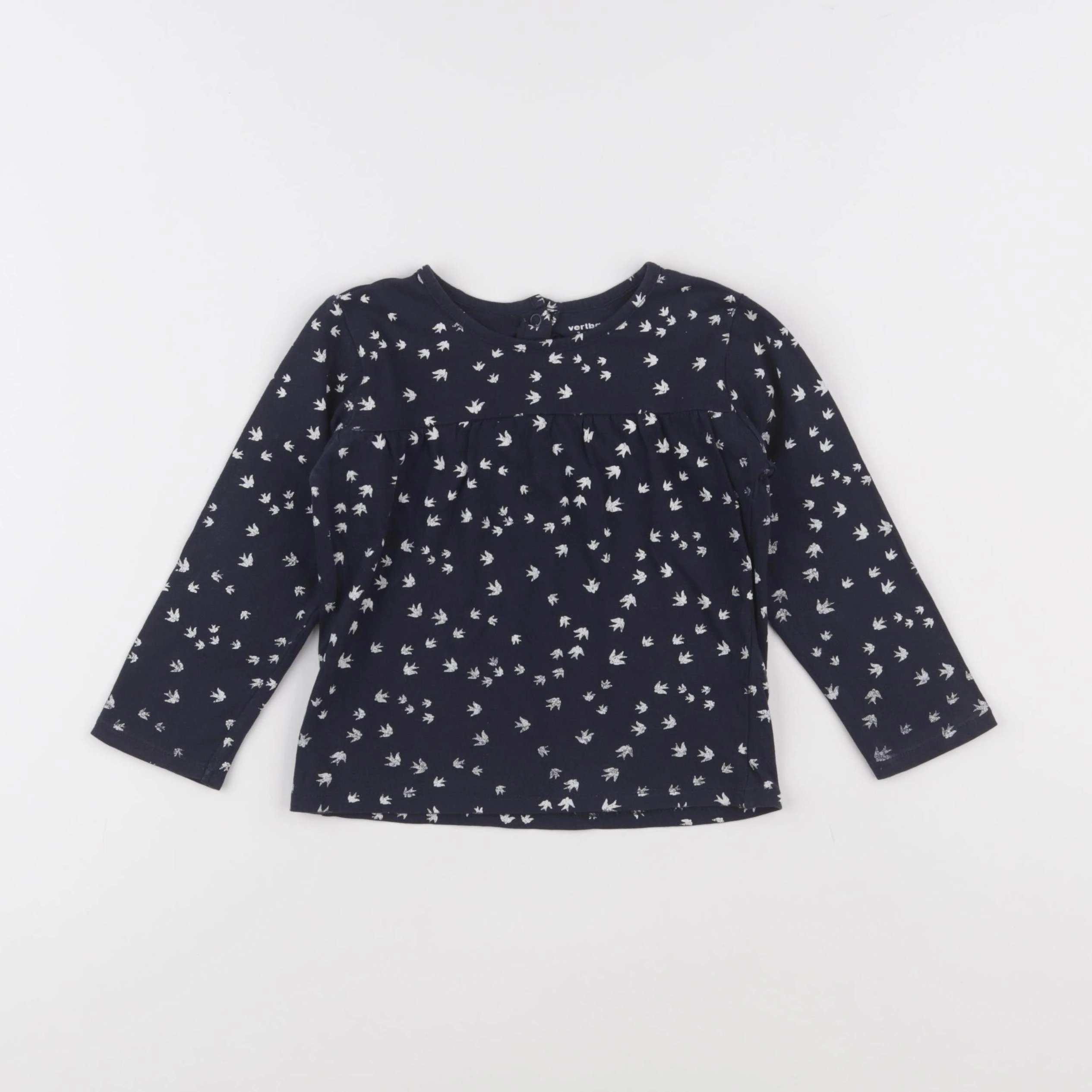 Vertbaudet - tee-shirt bleu - 3 ans