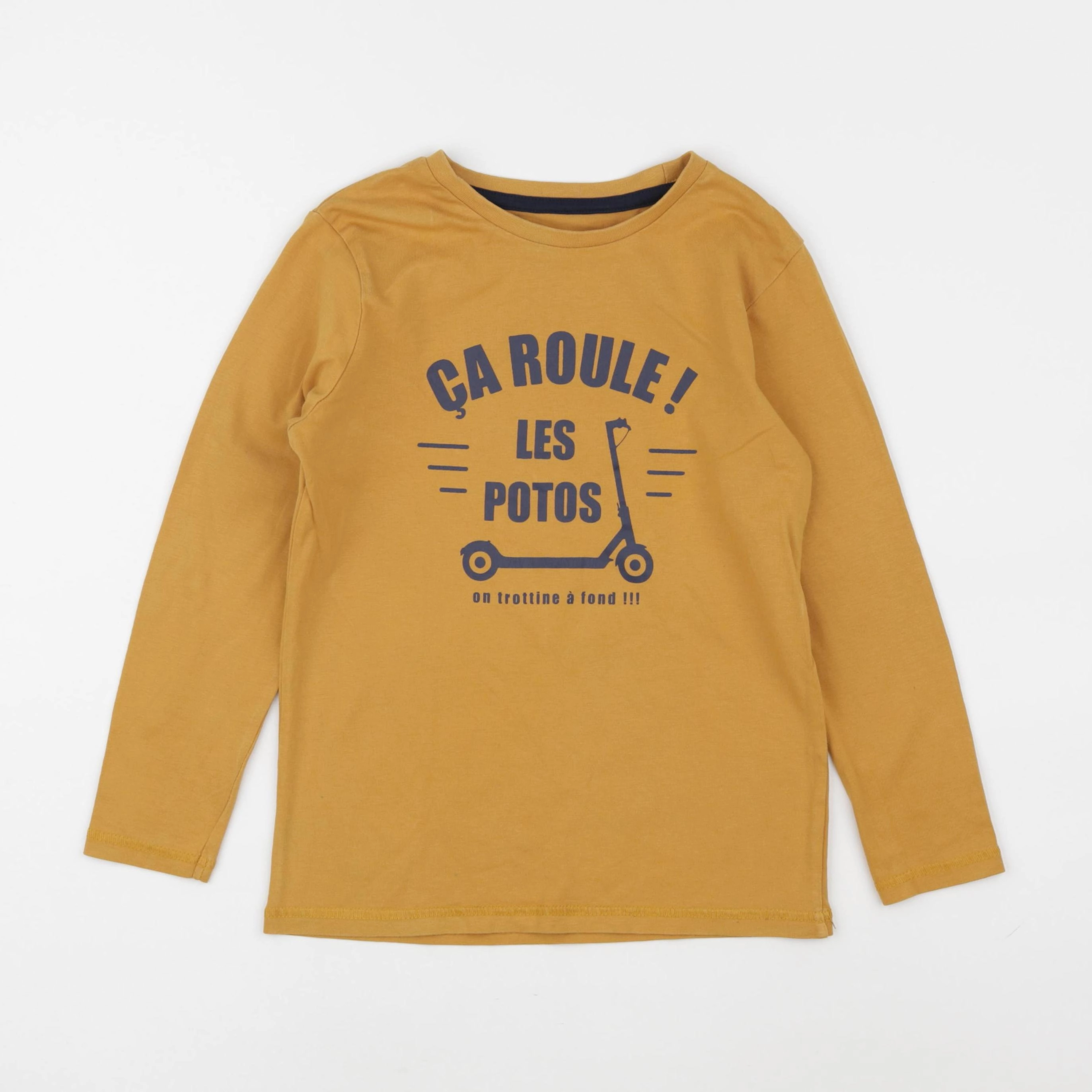 Vertbaudet - tee-shirt jaune - 6 ans
