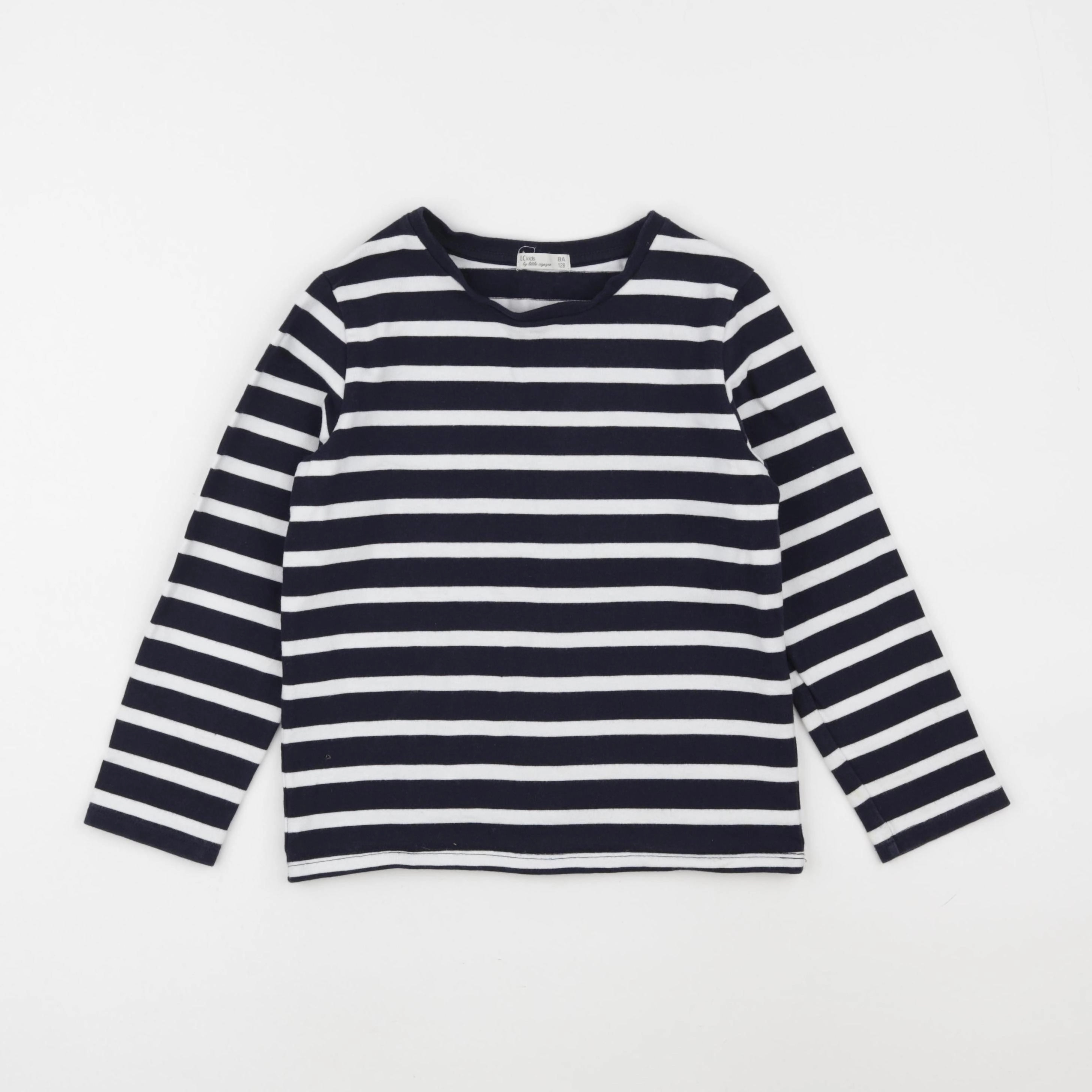 Little Cigogne - sweat bleu - 8 ans