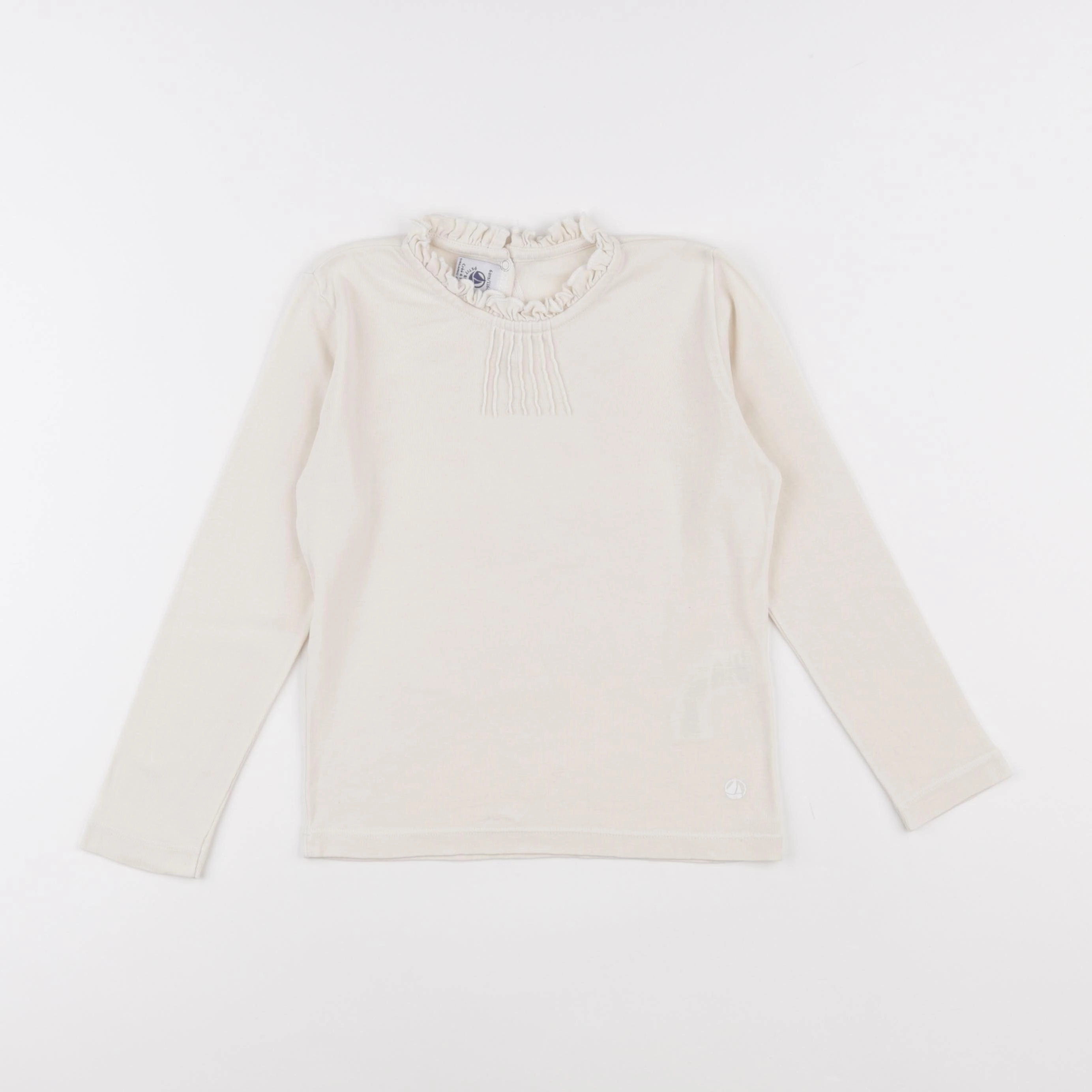 Petit Bateau - tee-shirt beige - 6 ans