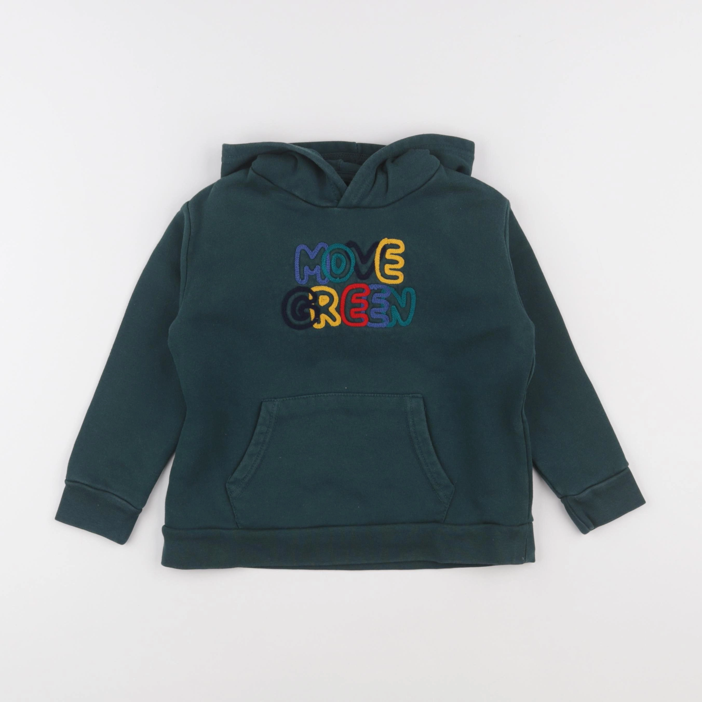 Monoprix - sweat vert - 4 ans