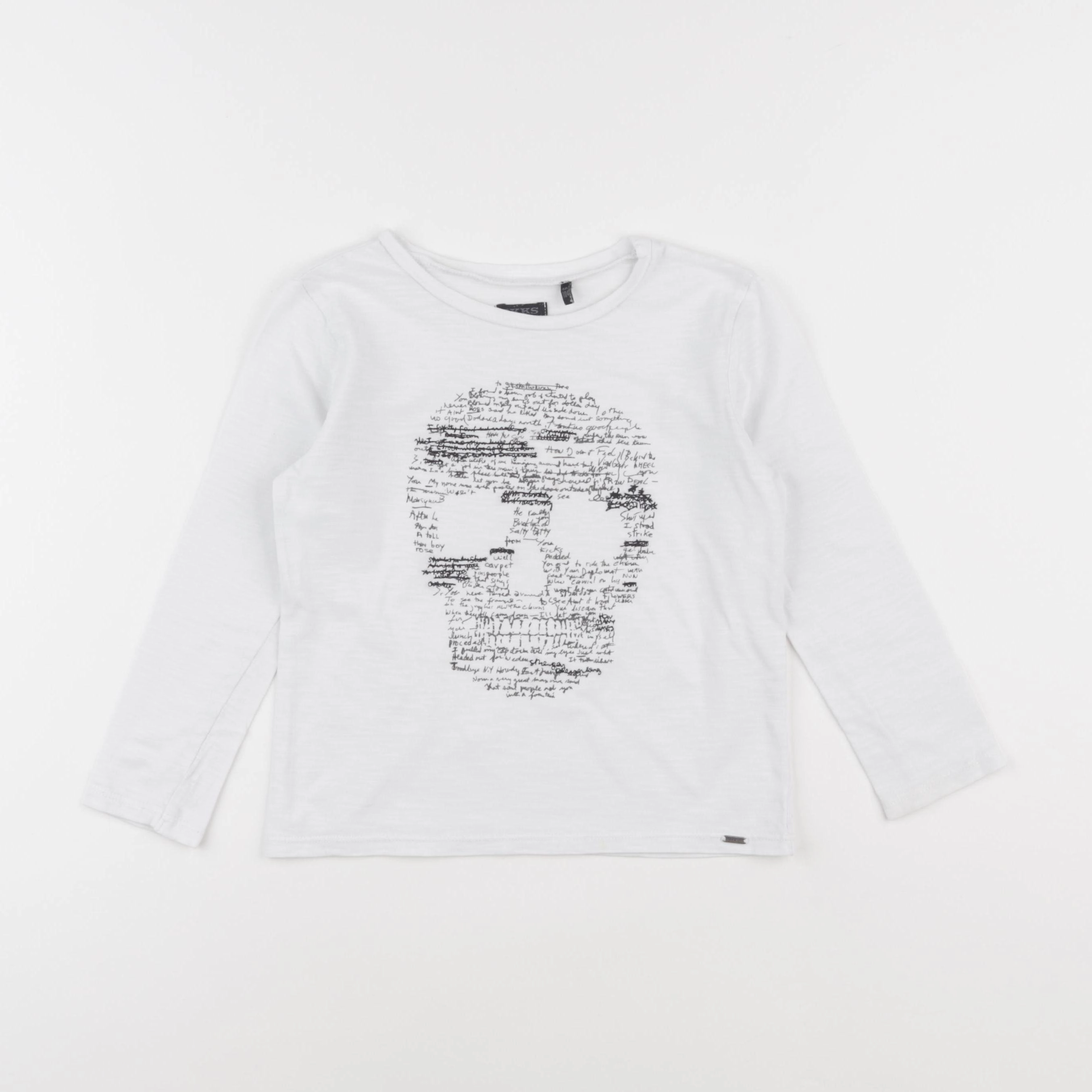 IKKS - tee-shirt blanc - 4 ans