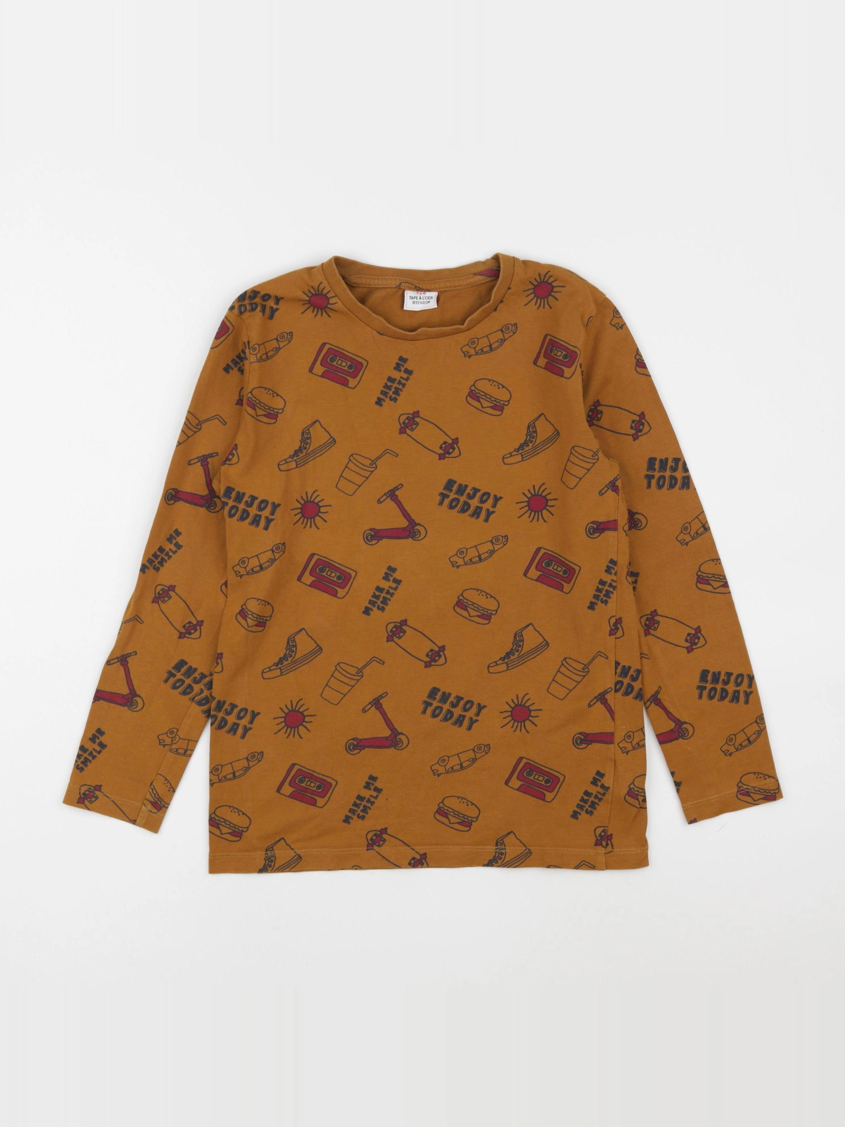 Tape à l'oeil - tee-shirt marron - 10 ans