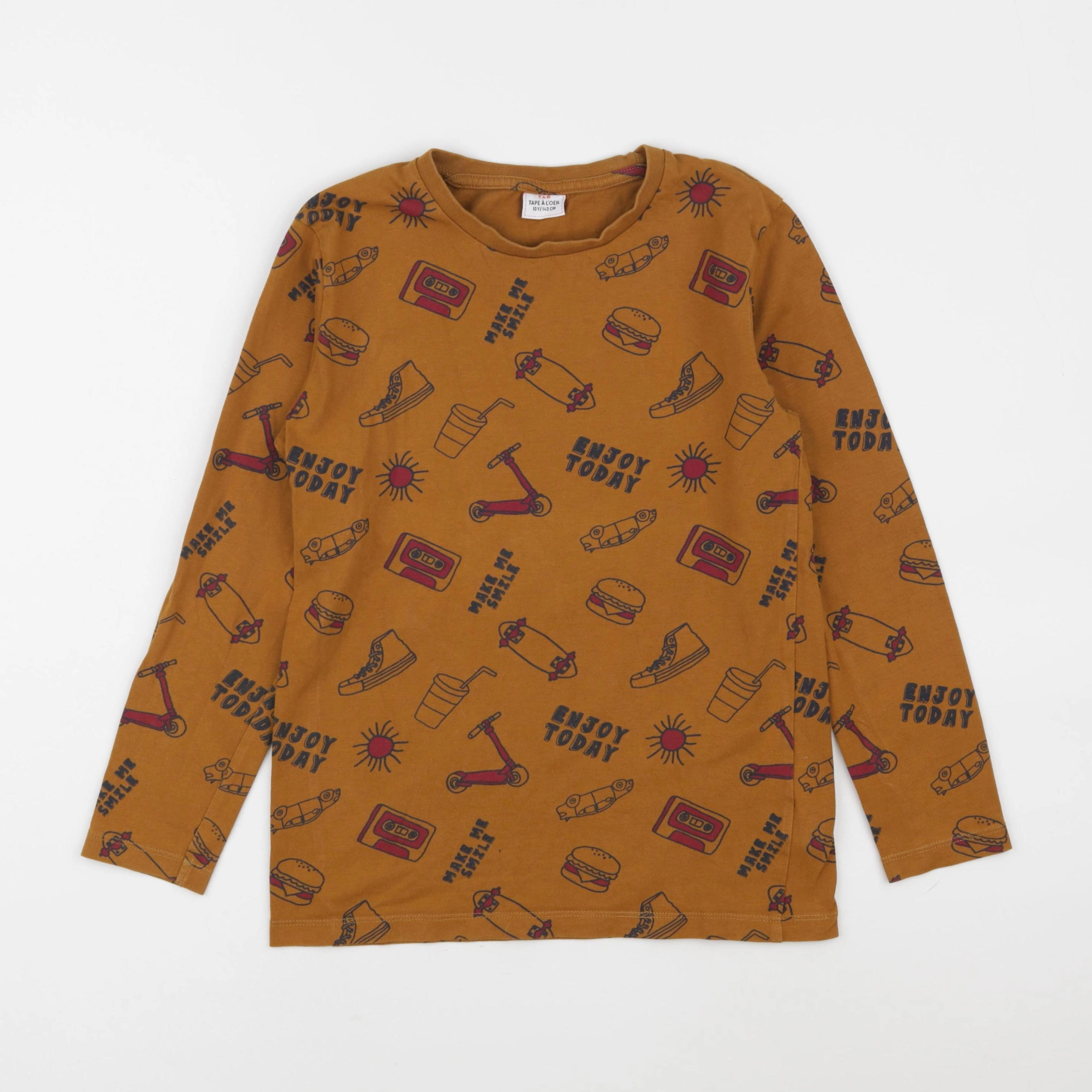 Tape à l'oeil - tee-shirt marron - 10 ans